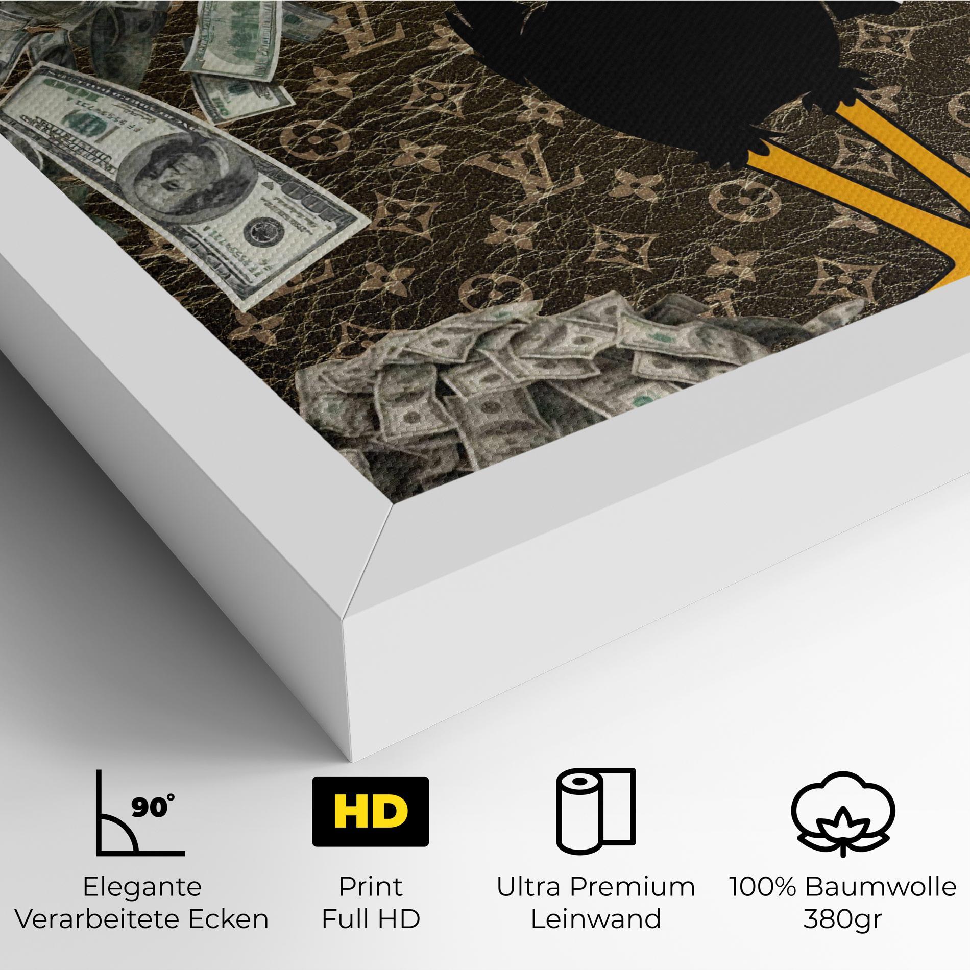 Leinwandbild Supreme Daffy mockup 4