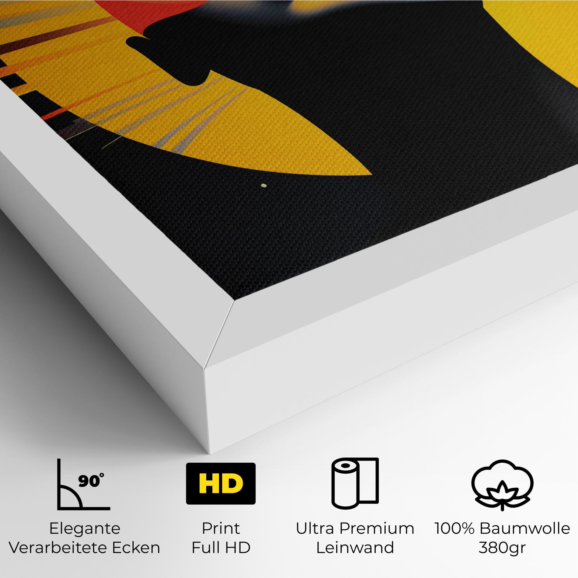 Leinwandbild Synthetic Dreamy Profile mockup 4