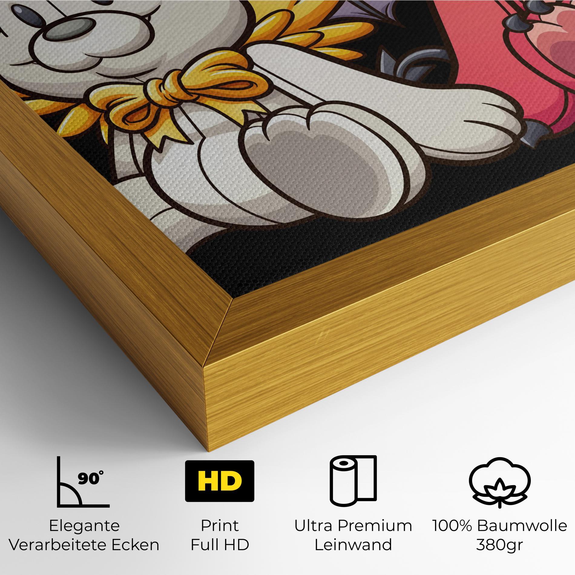 Leinwandbild Angel Bear mockup 4