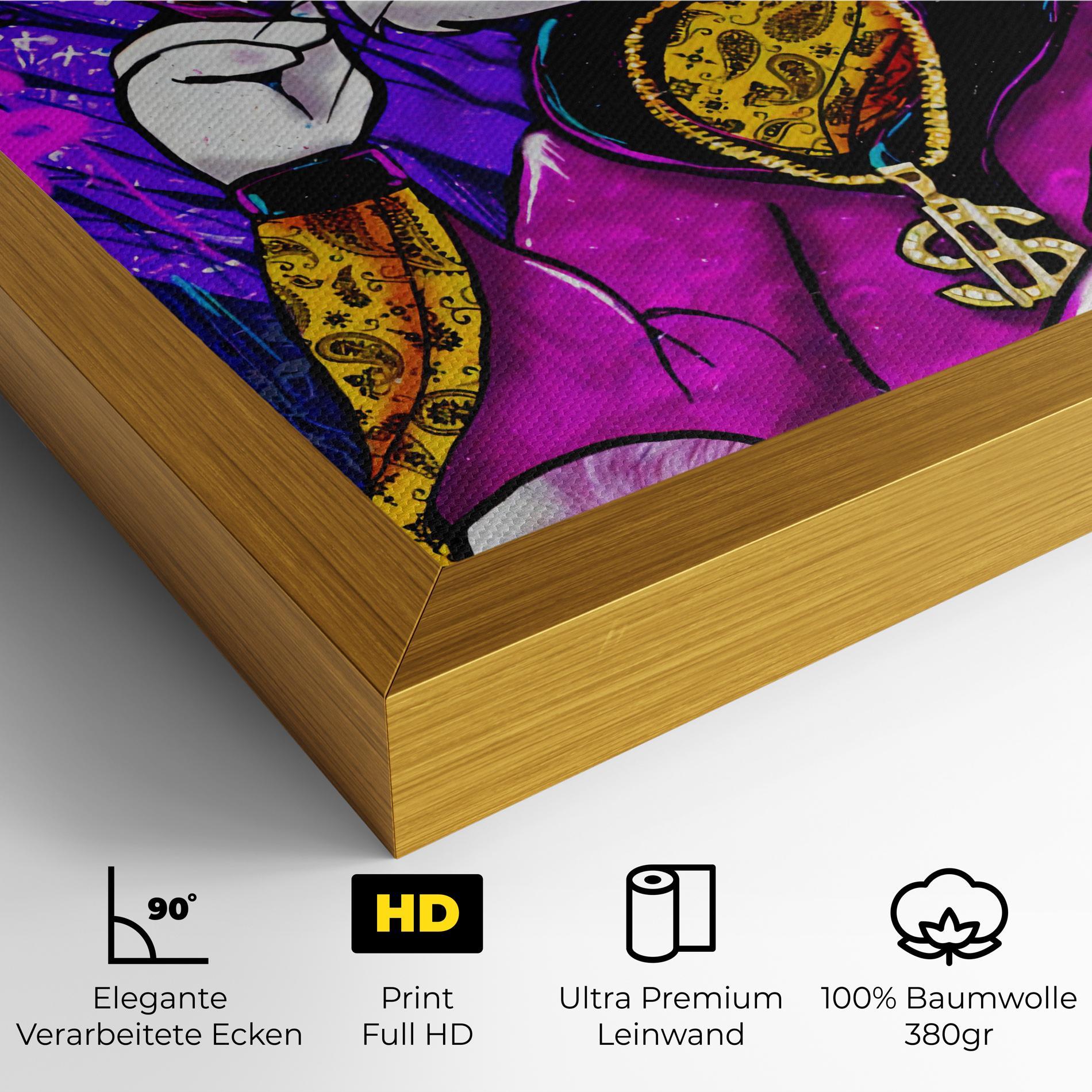 Leinwandbild Boss Buny mockup 4