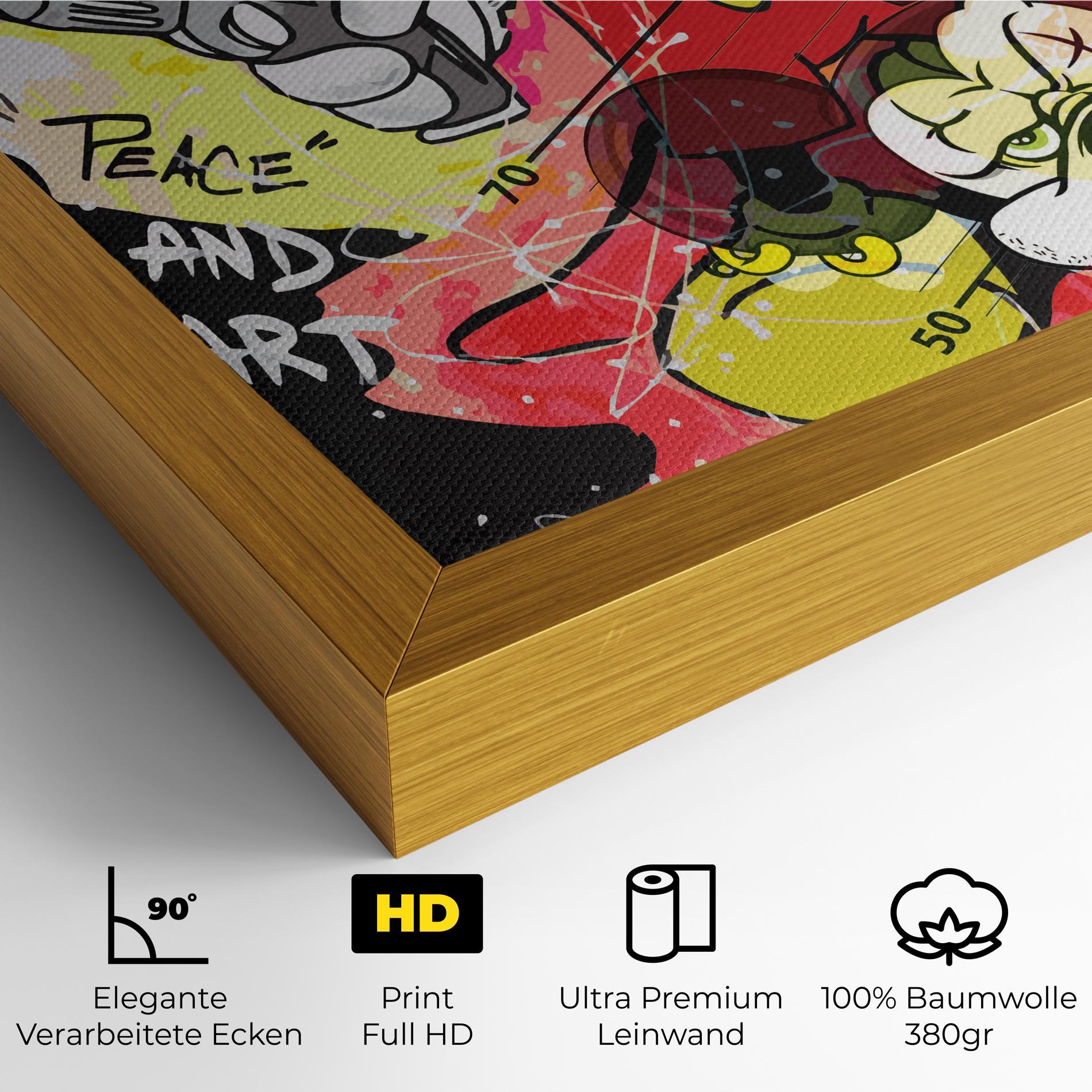 Leinwandbild Gangsta Mickey mockup 4