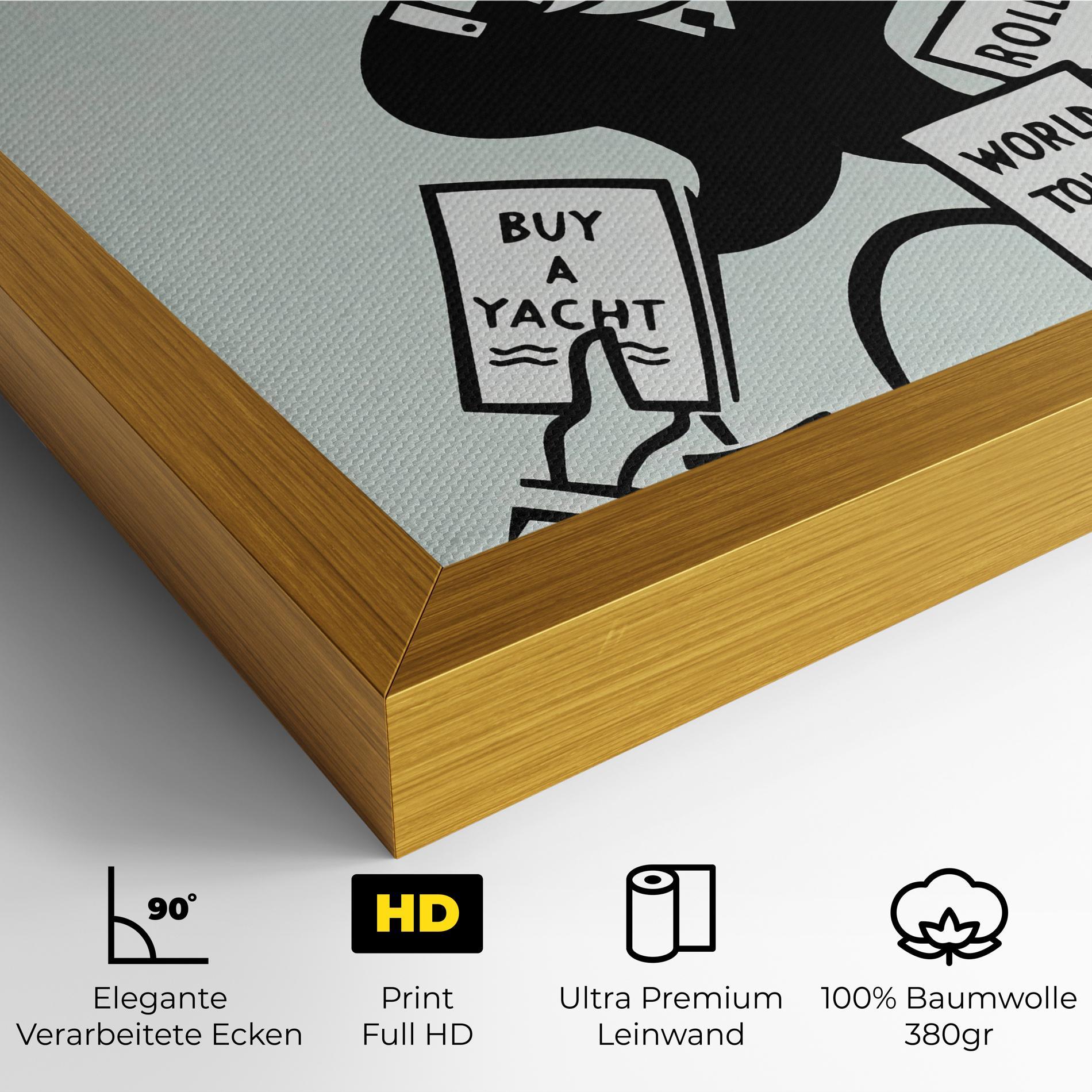 Leinwandbild HAPPINES mockup 4