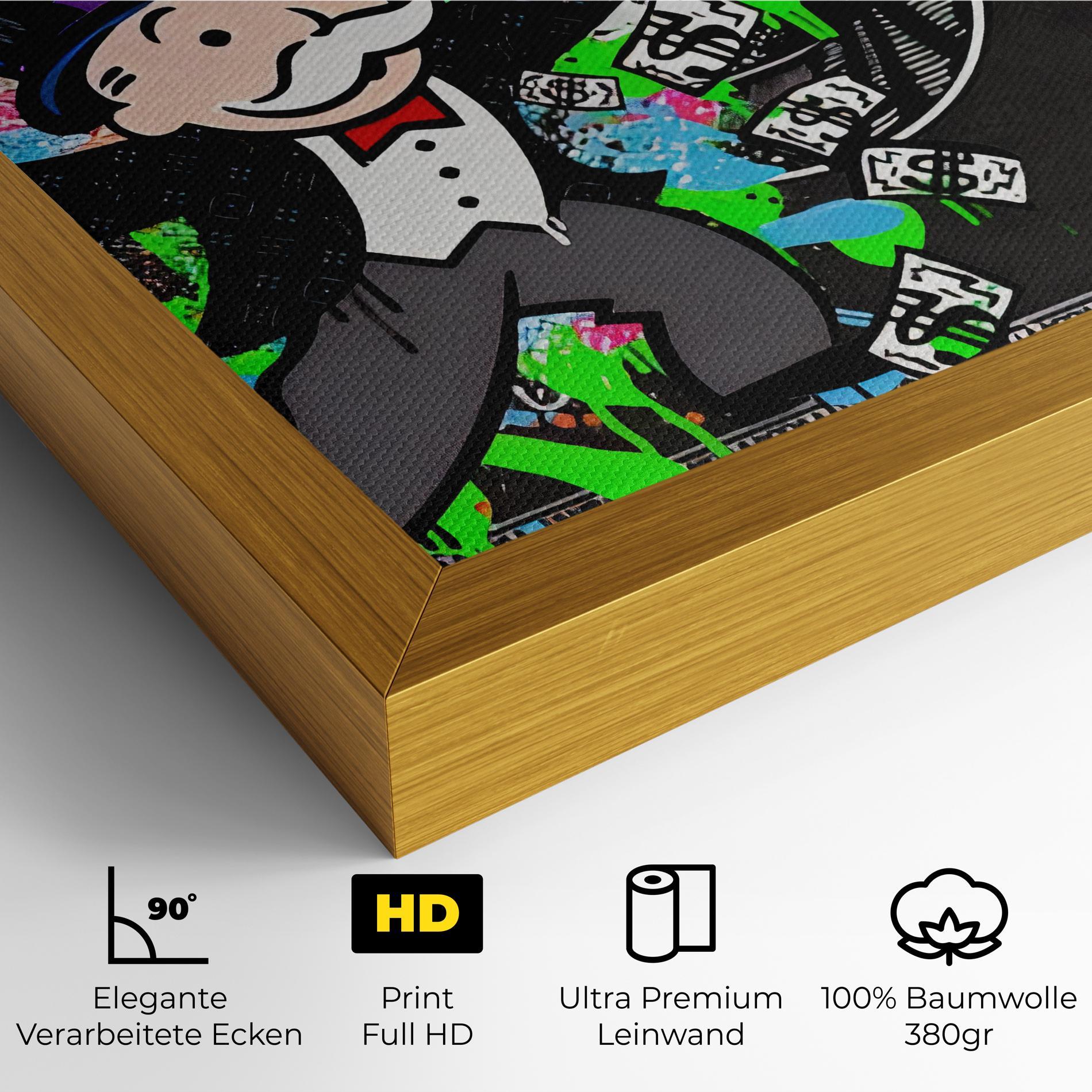 Leinwandbild Make Money mockup 4