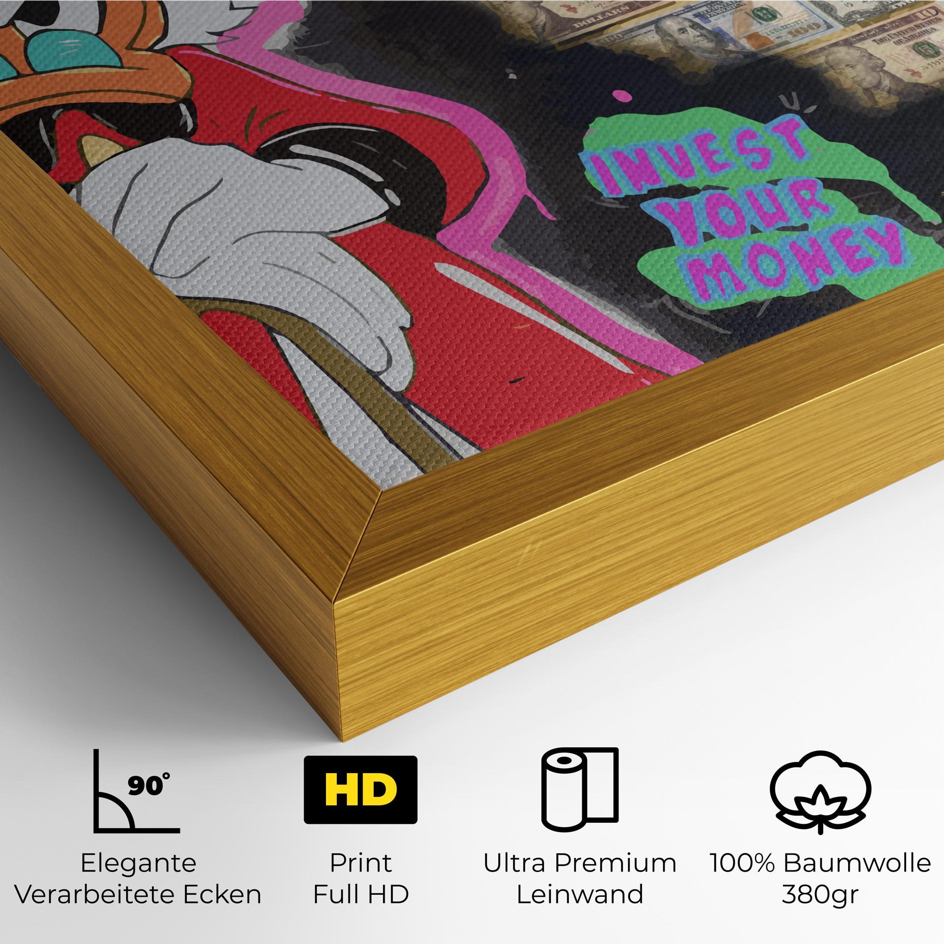 Leinwandbild Money Advice mockup 4