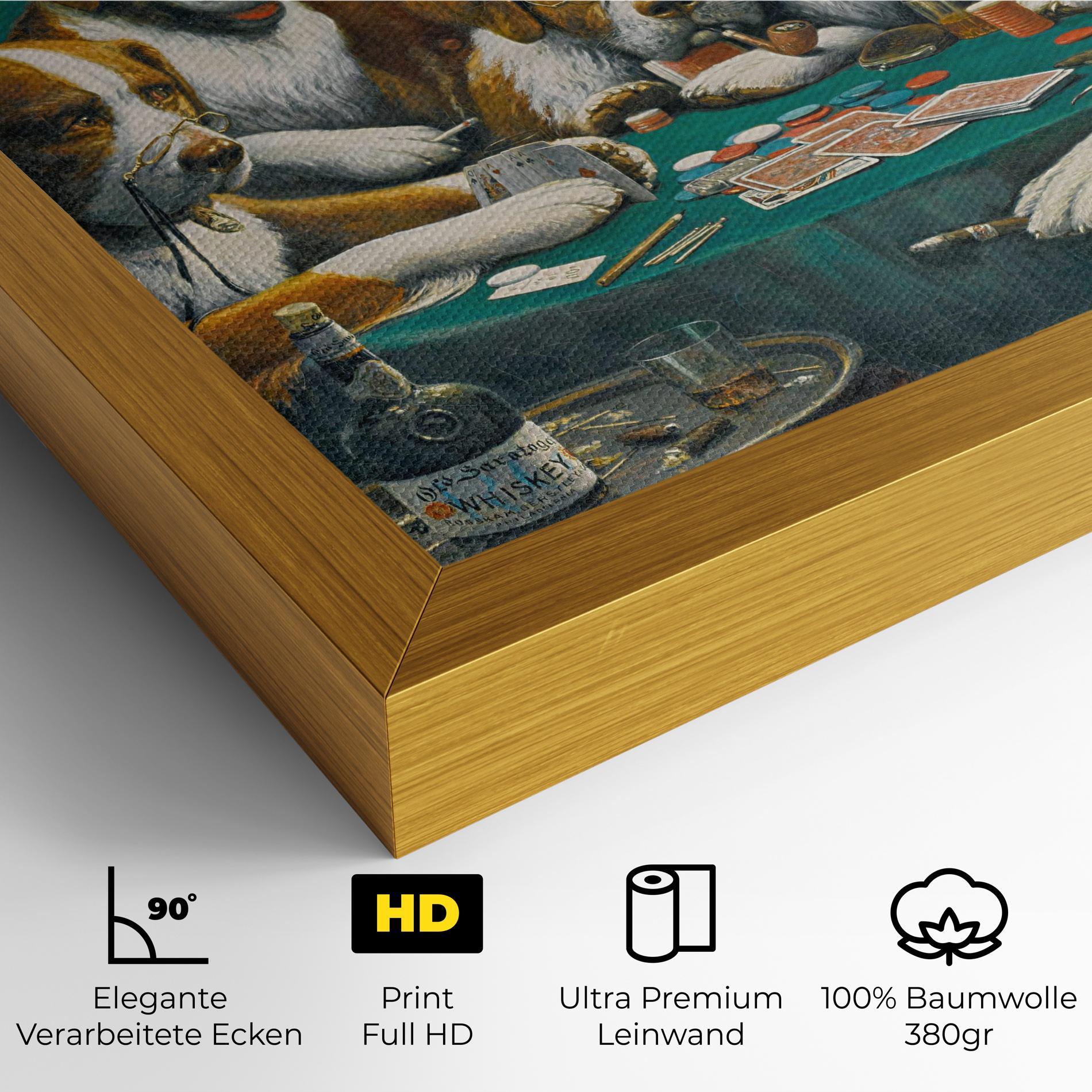 Leinwandbild Poker Game mockup 4