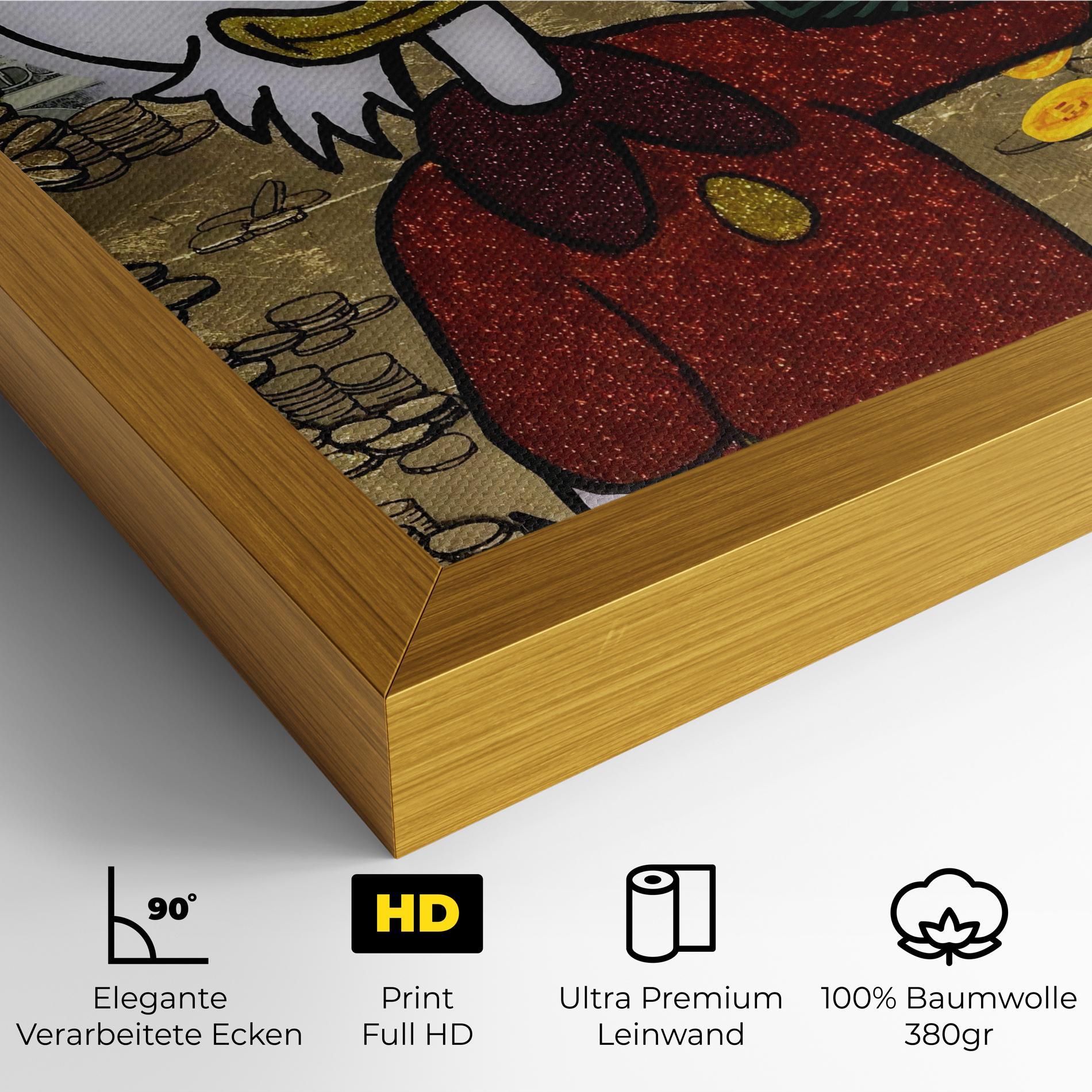 Leinwandbild Smell Like Money mockup 4