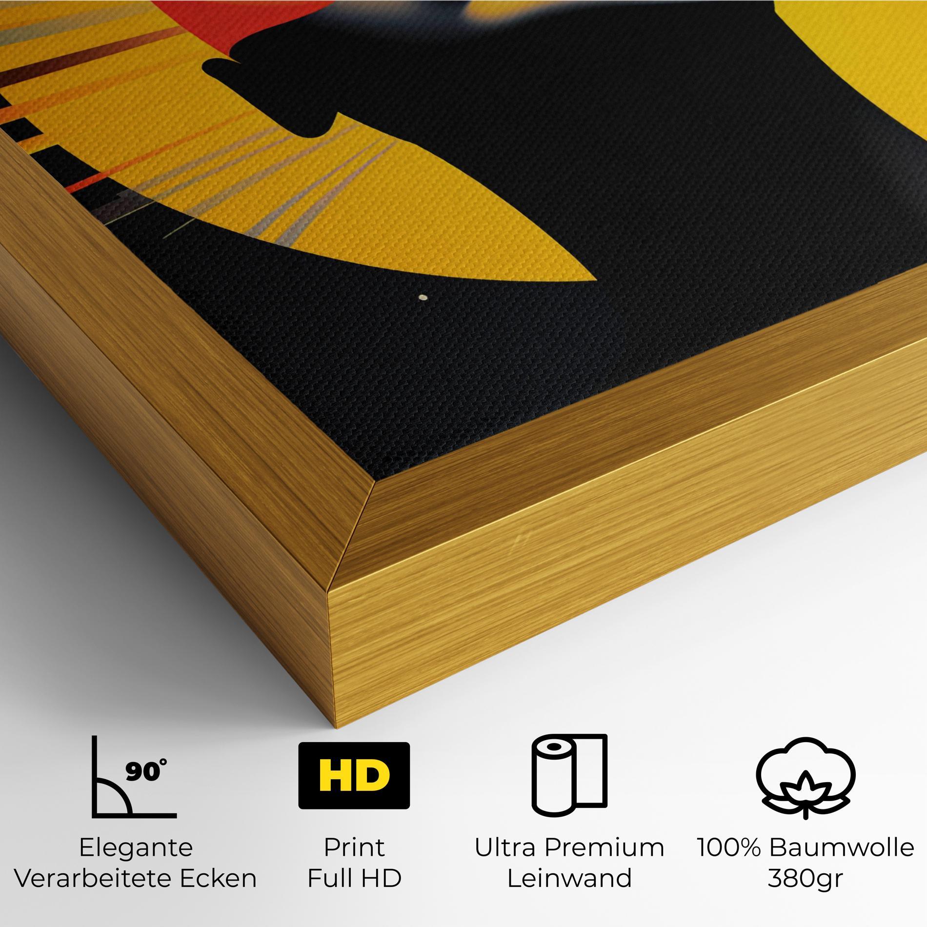 Leinwandbild Synthetic Dreamy Profile mockup 4