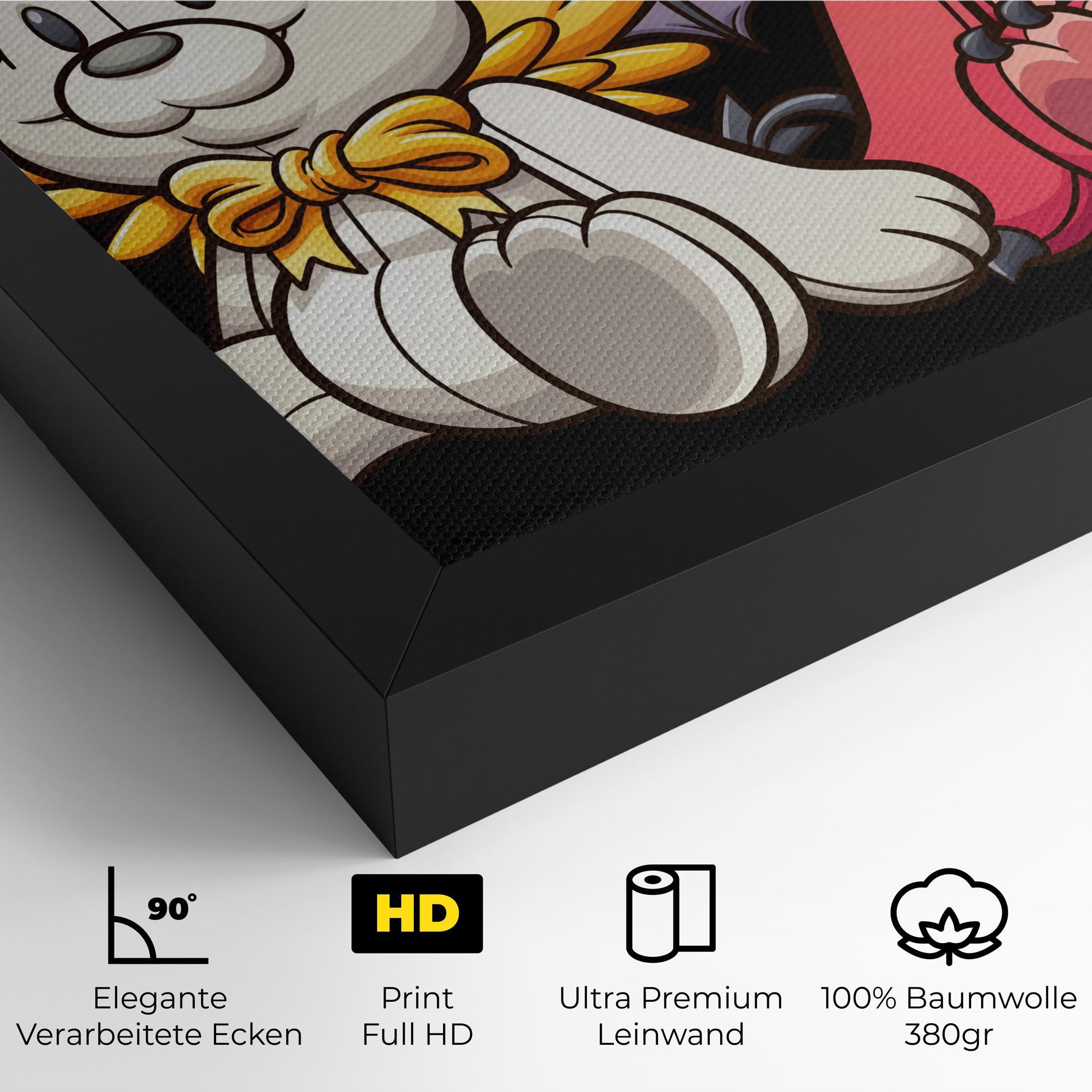 Leinwandbild Angel Bear mockup 4