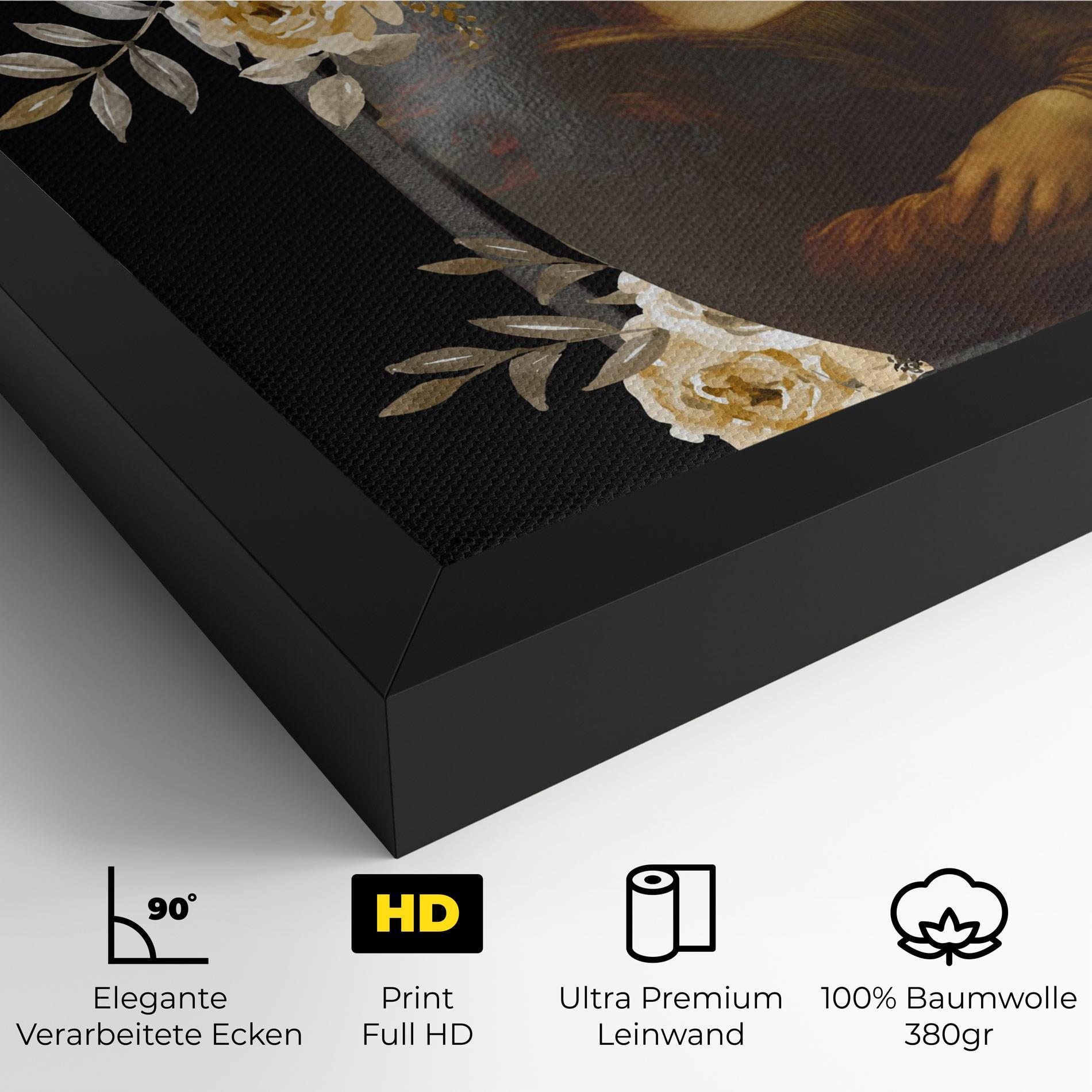 Leinwandbild Monalisa Bomb mockup 4