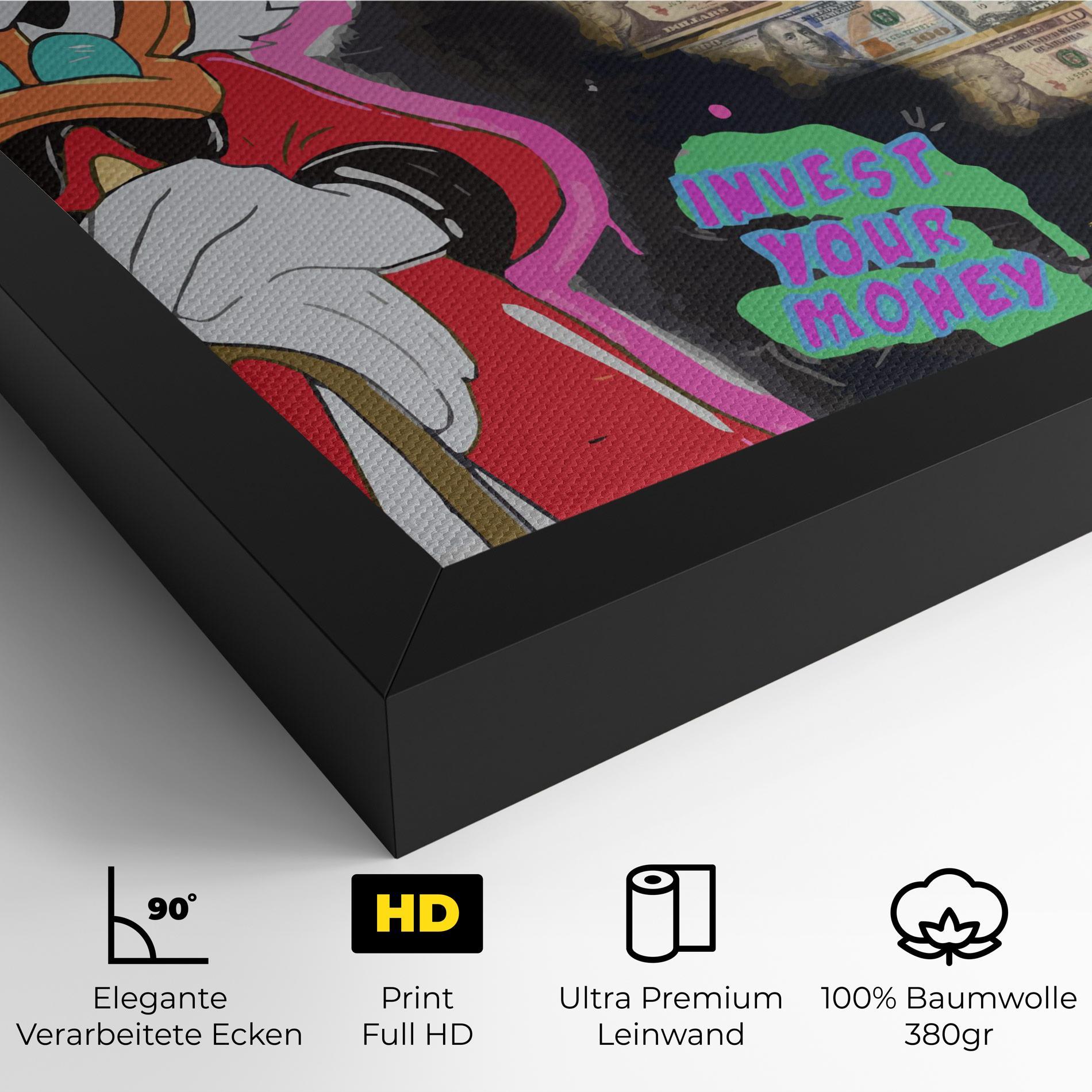 Leinwandbild Money Advice mockup 4