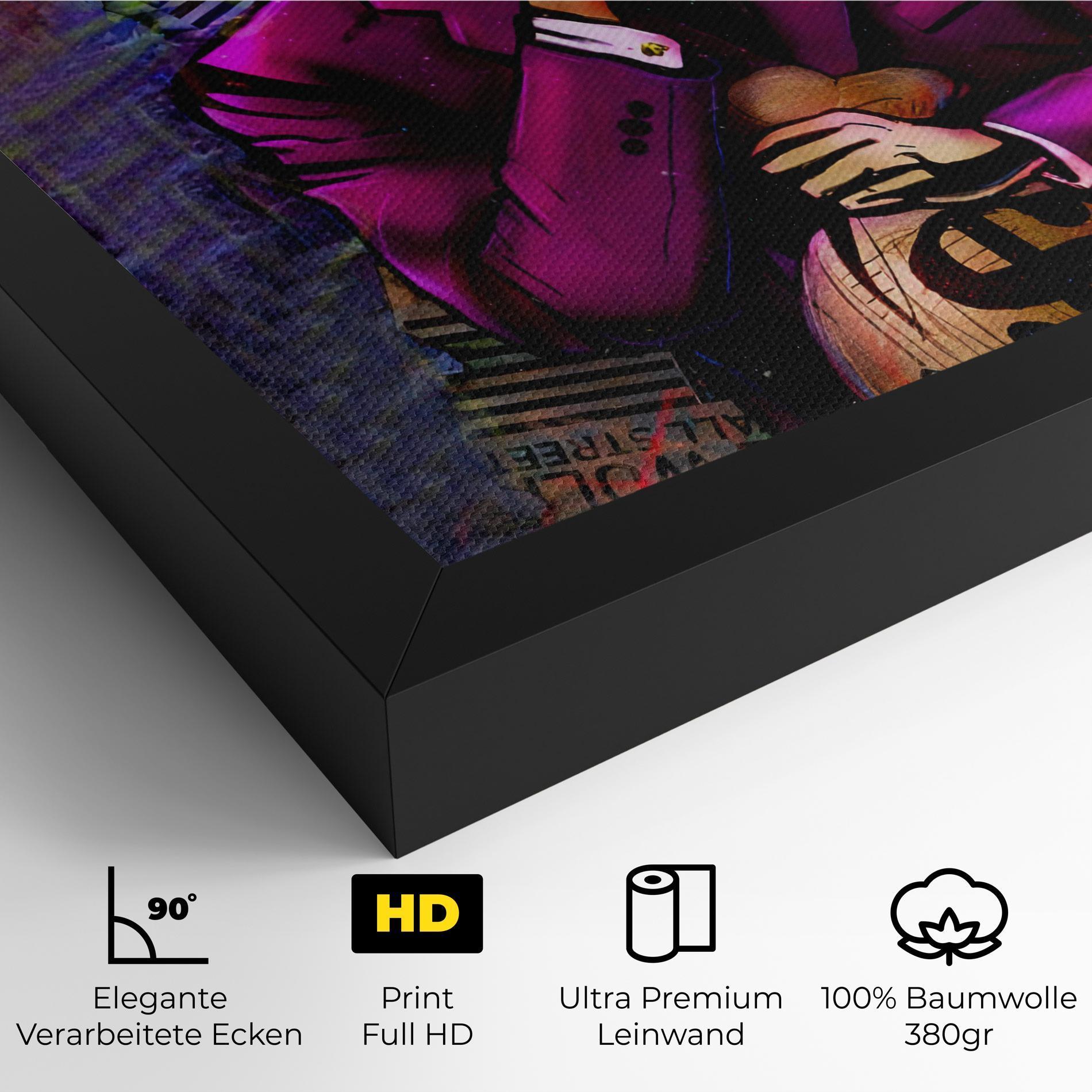 Leinwandbild Silence Panda mockup 4