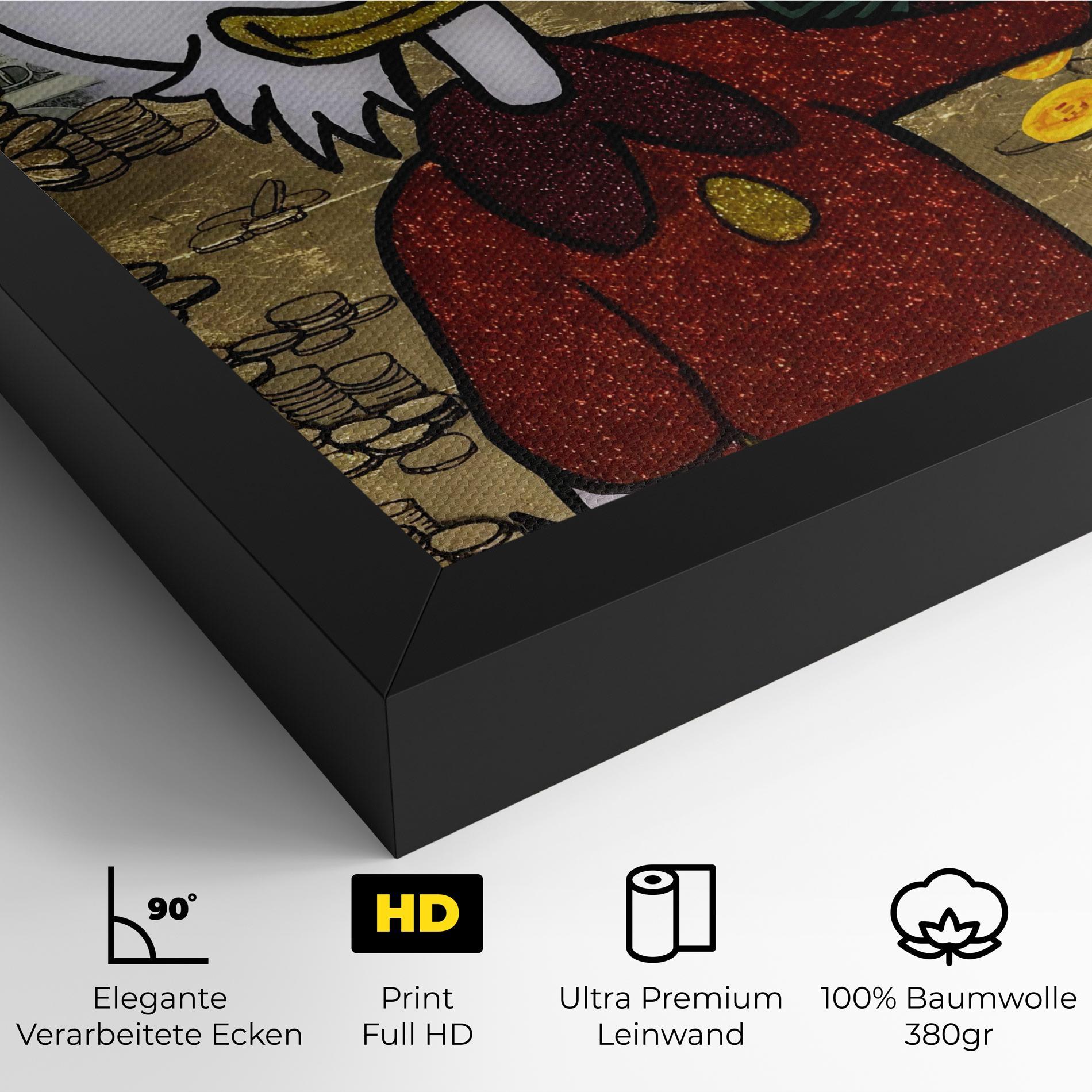 Leinwandbild Smell Like Money mockup 4