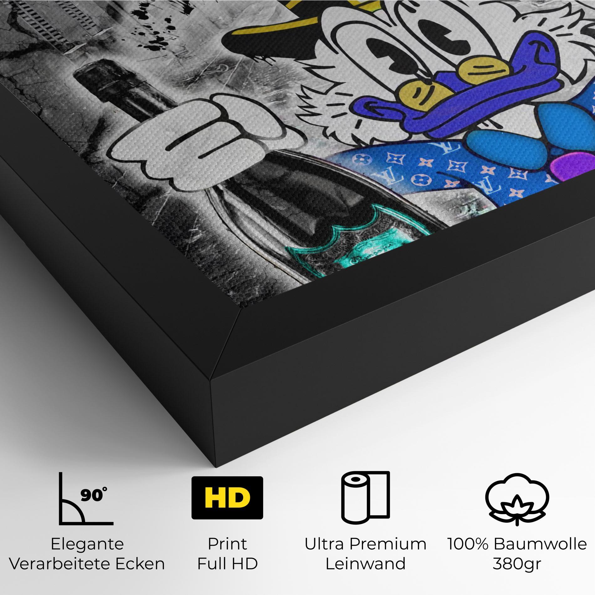 Leinwandbild Wheres My Champagne Blue mockup 4