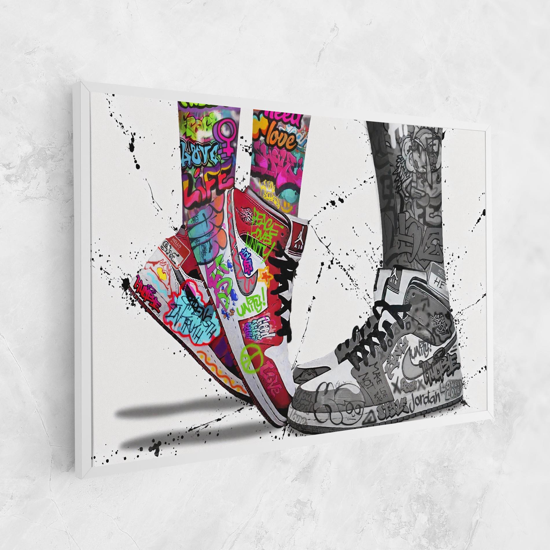 Leinwandbild Love On My Toes mockup 1