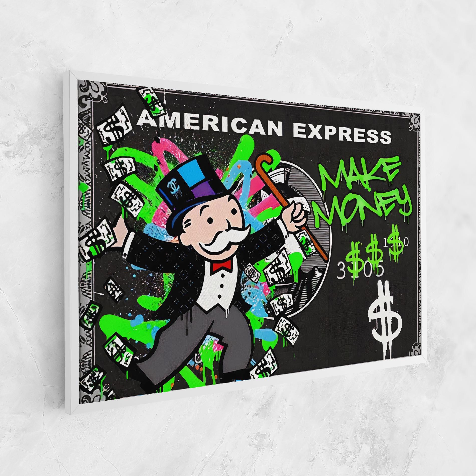 Leinwandbild Make Money mockup 1