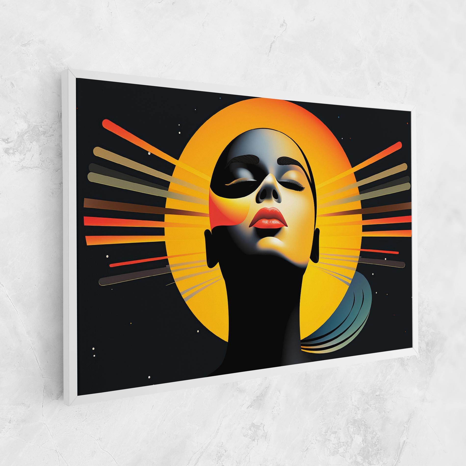 Leinwandbild Synthetic Dreamy Profile mockup 1