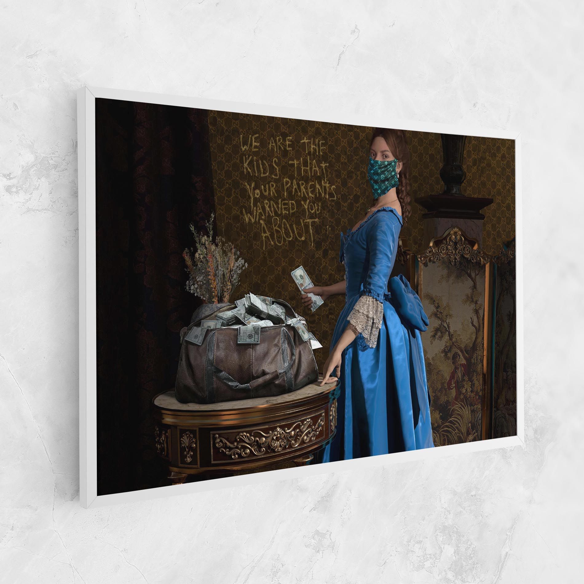 Vintage Money Heist mockup 1