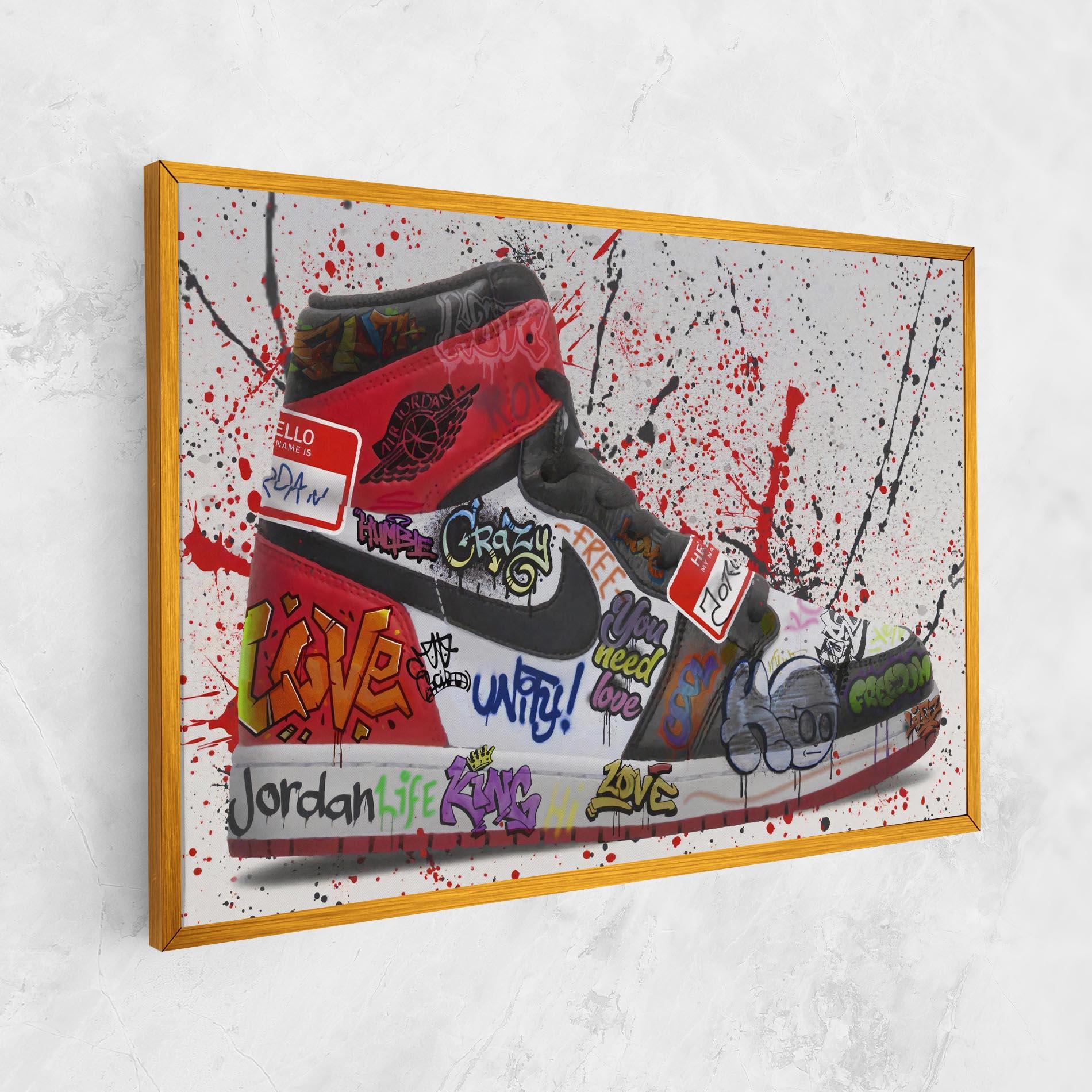 Leinwandbild Jordan Drip mockup 1