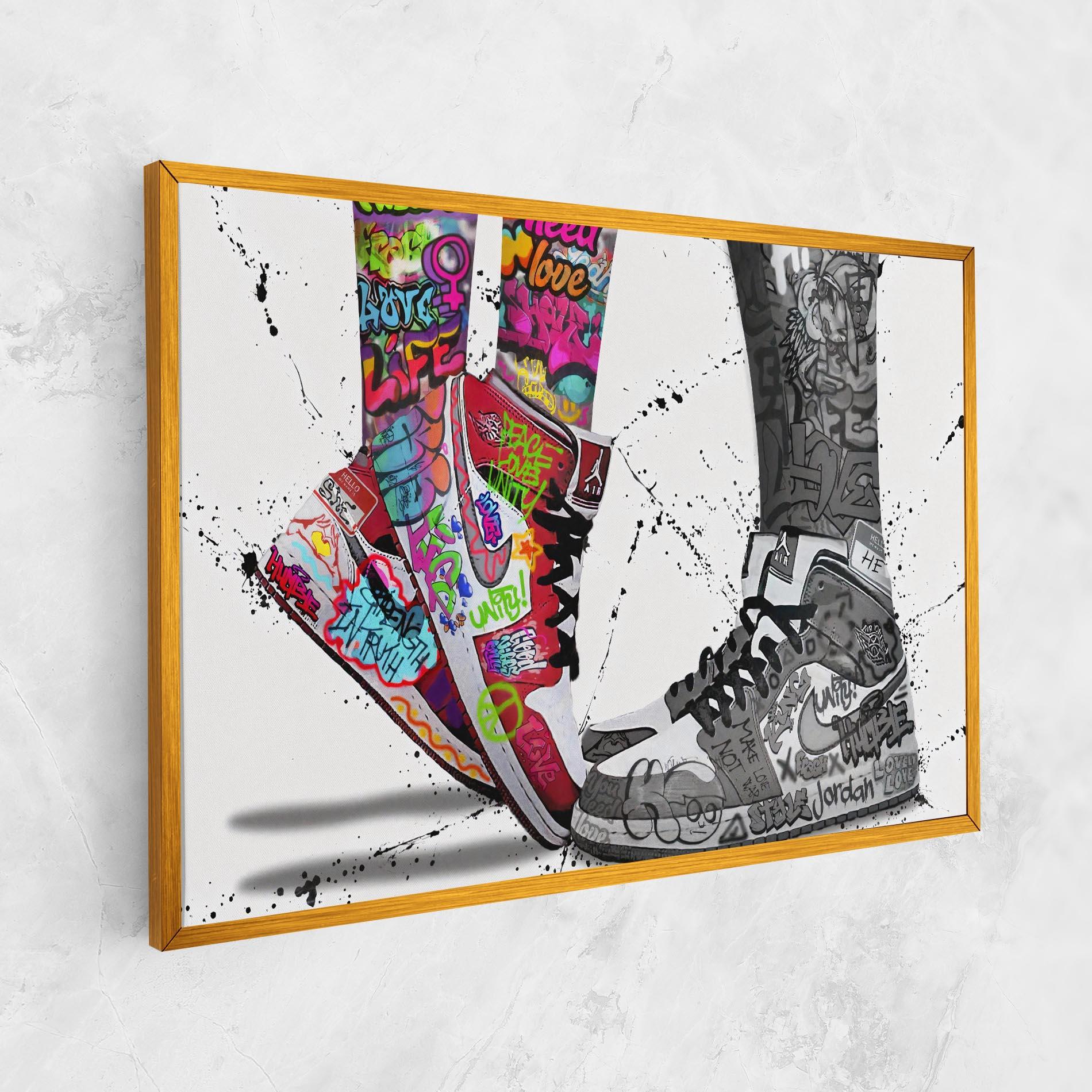 Leinwandbild Love On My Toes mockup 1