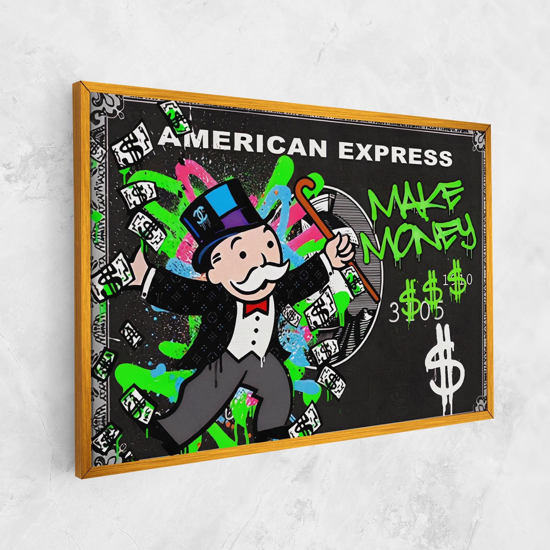 Leinwandbild Make Money mockup 1