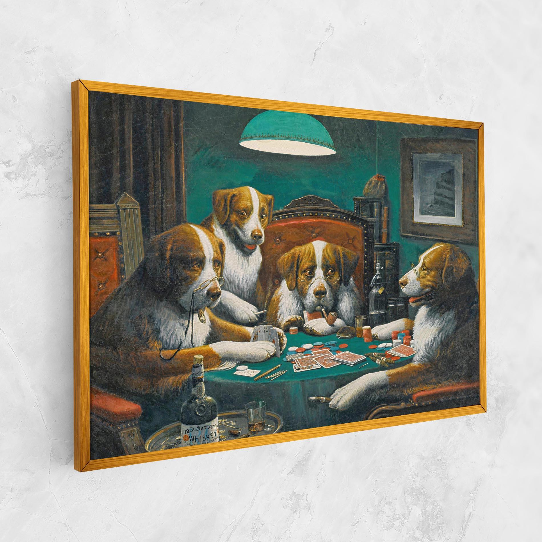 Leinwandbild Poker Game mockup 1