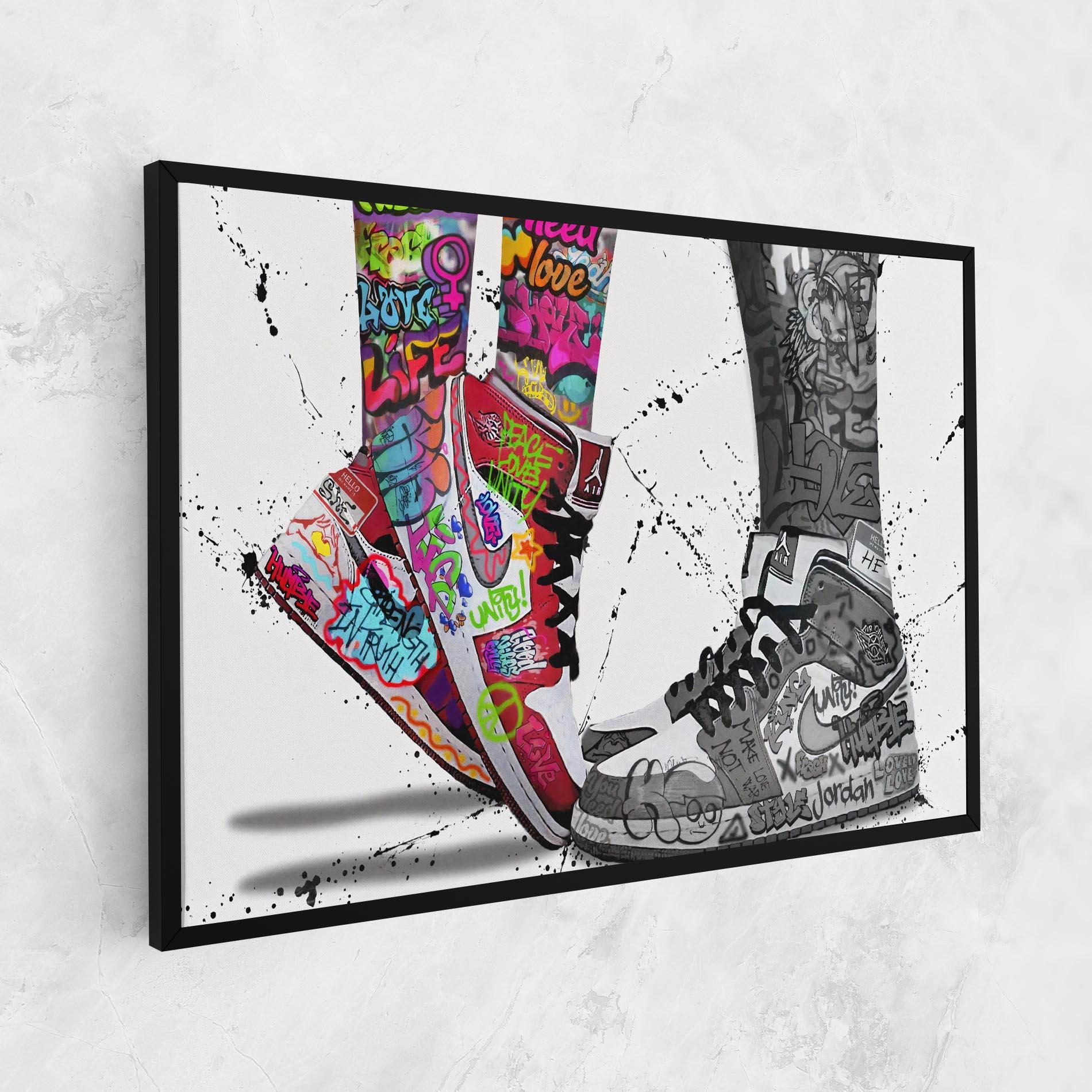 Leinwandbild Love On My Toes mockup 1