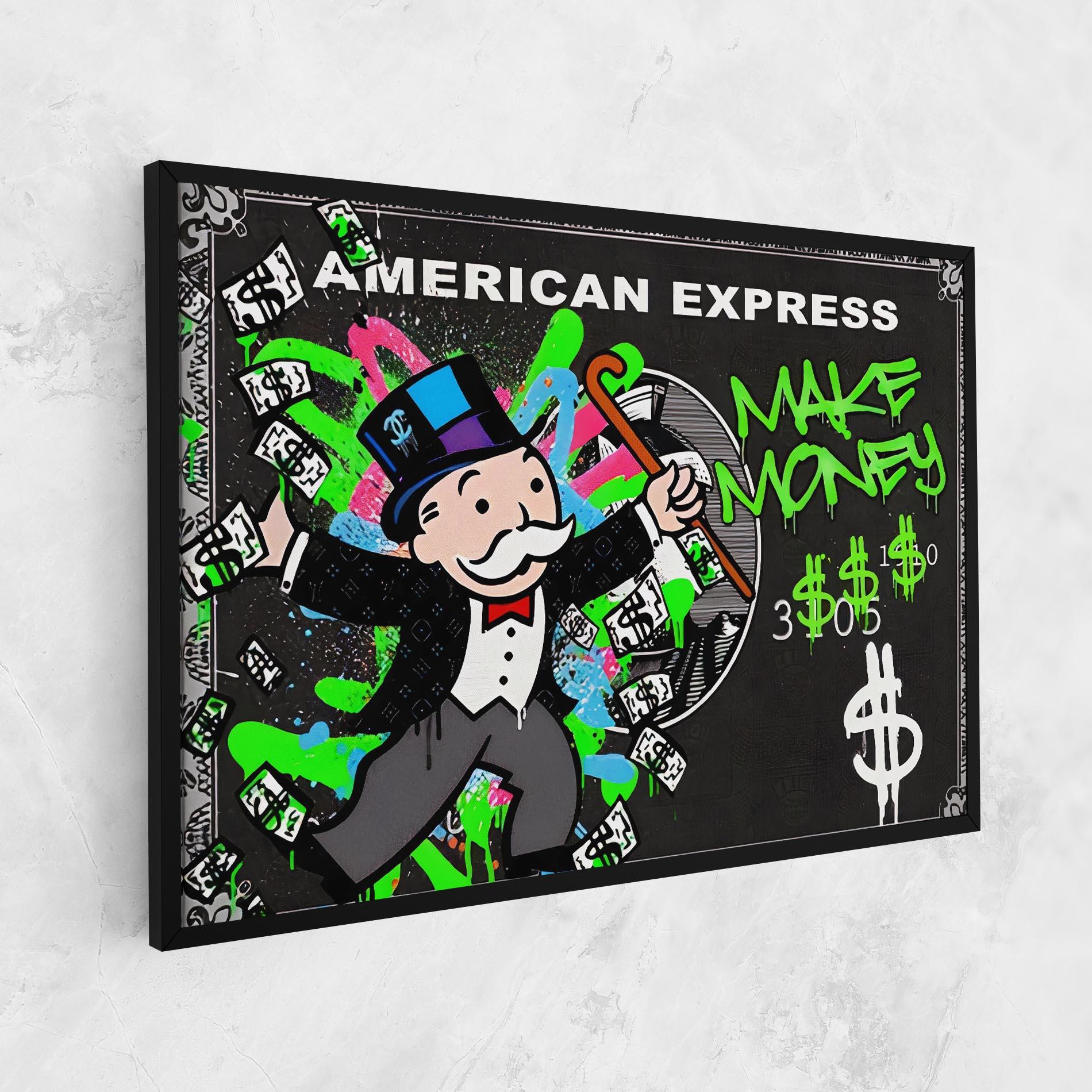 Leinwandbild Make Money mockup 1