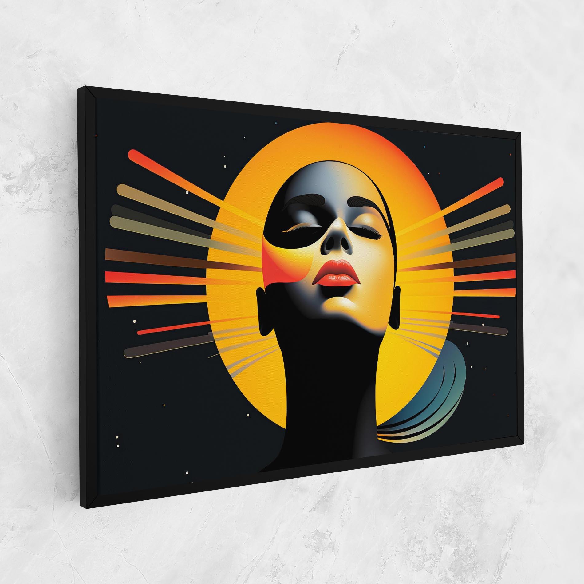 Leinwandbild Synthetic Dreamy Profile mockup 1