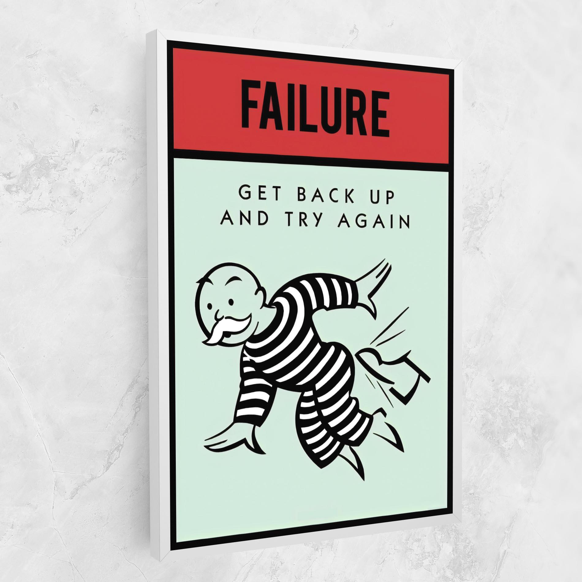 Leinwandbild FAILURE mockup 1