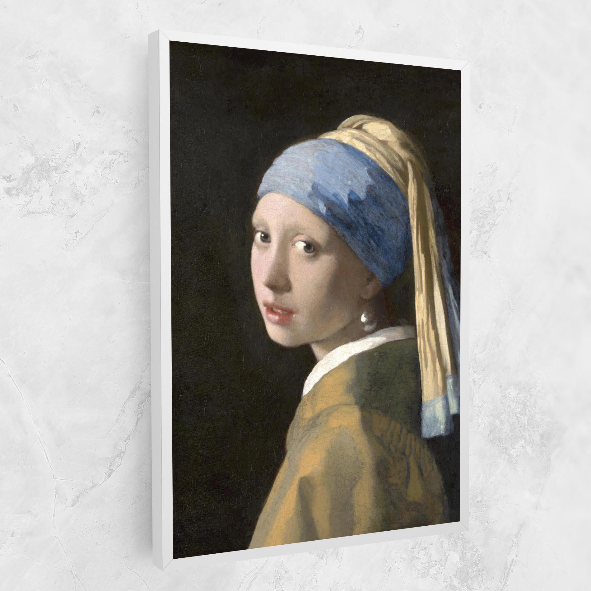 Leinwandbild Girl With A Pearl mockup 1