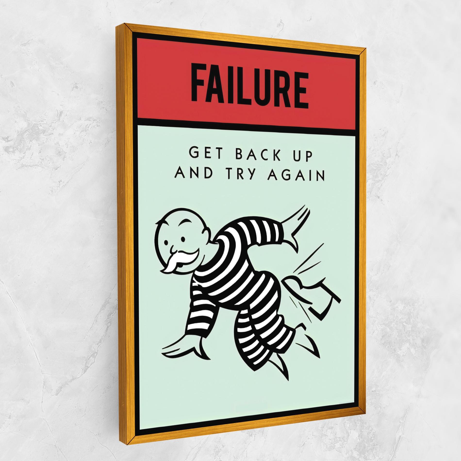Leinwandbild FAILURE mockup 1