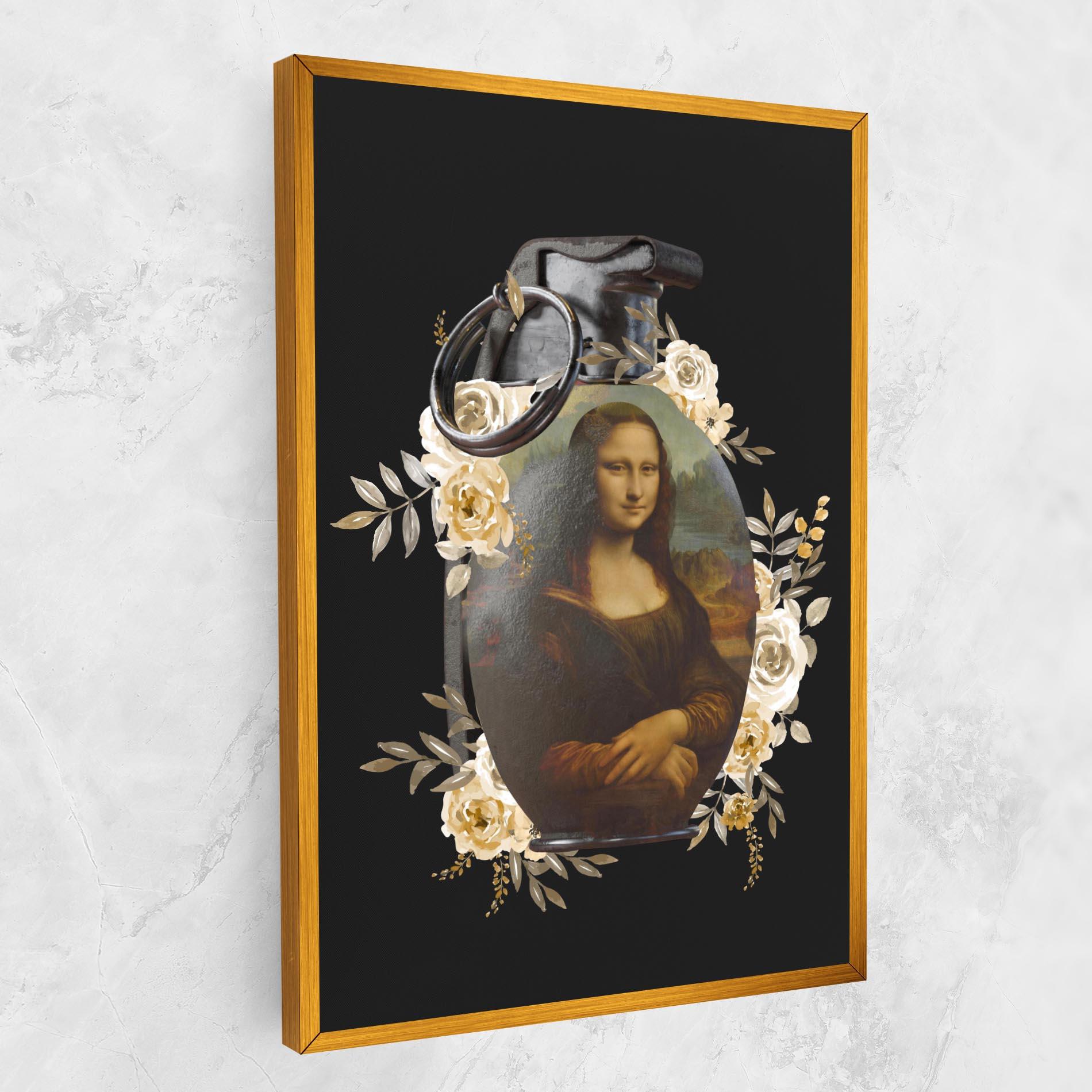 Leinwandbild Monalisa Bomb mockup 1