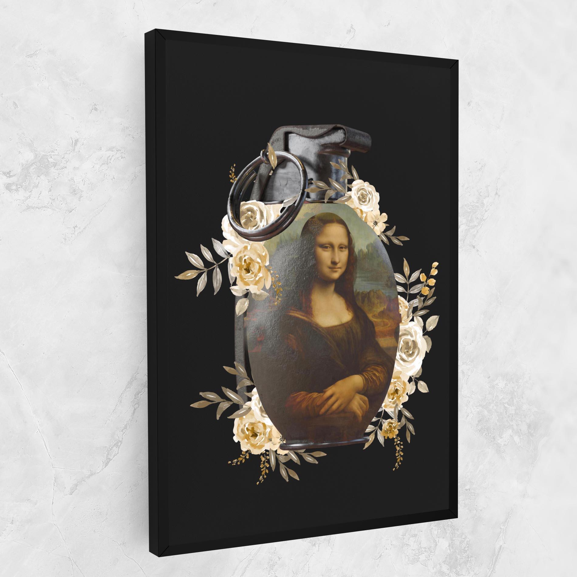 Leinwandbild Monalisa Bomb mockup 1