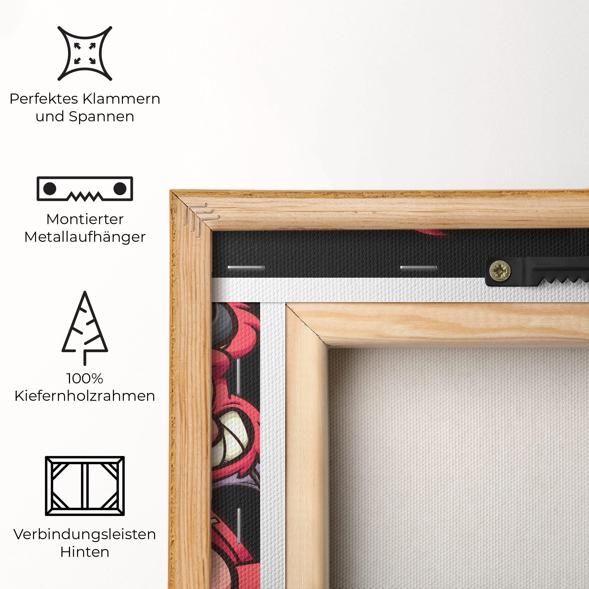 Leinwandbild Angel Bear mockup 5