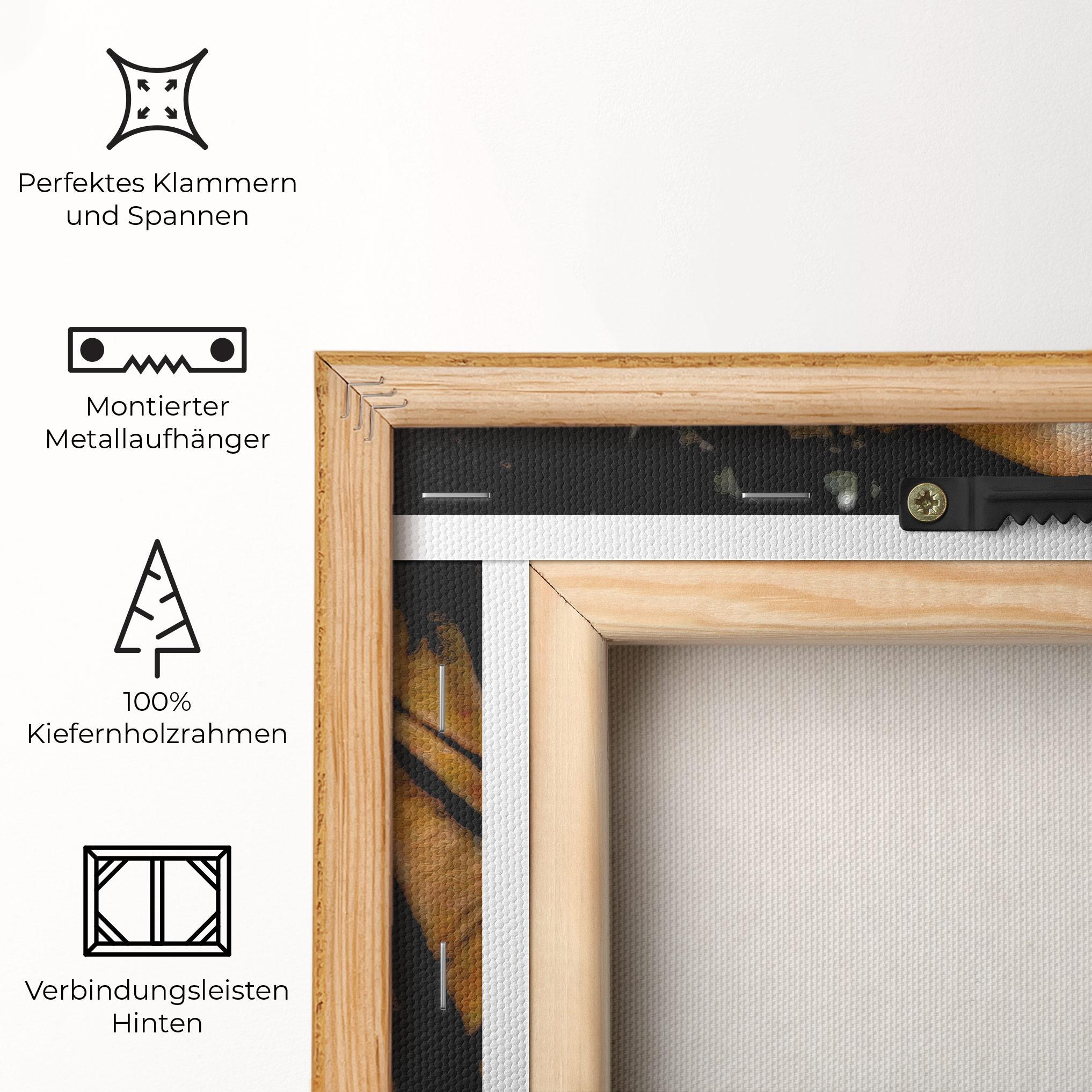 Leinwandbild Blue Light Face mockup 5