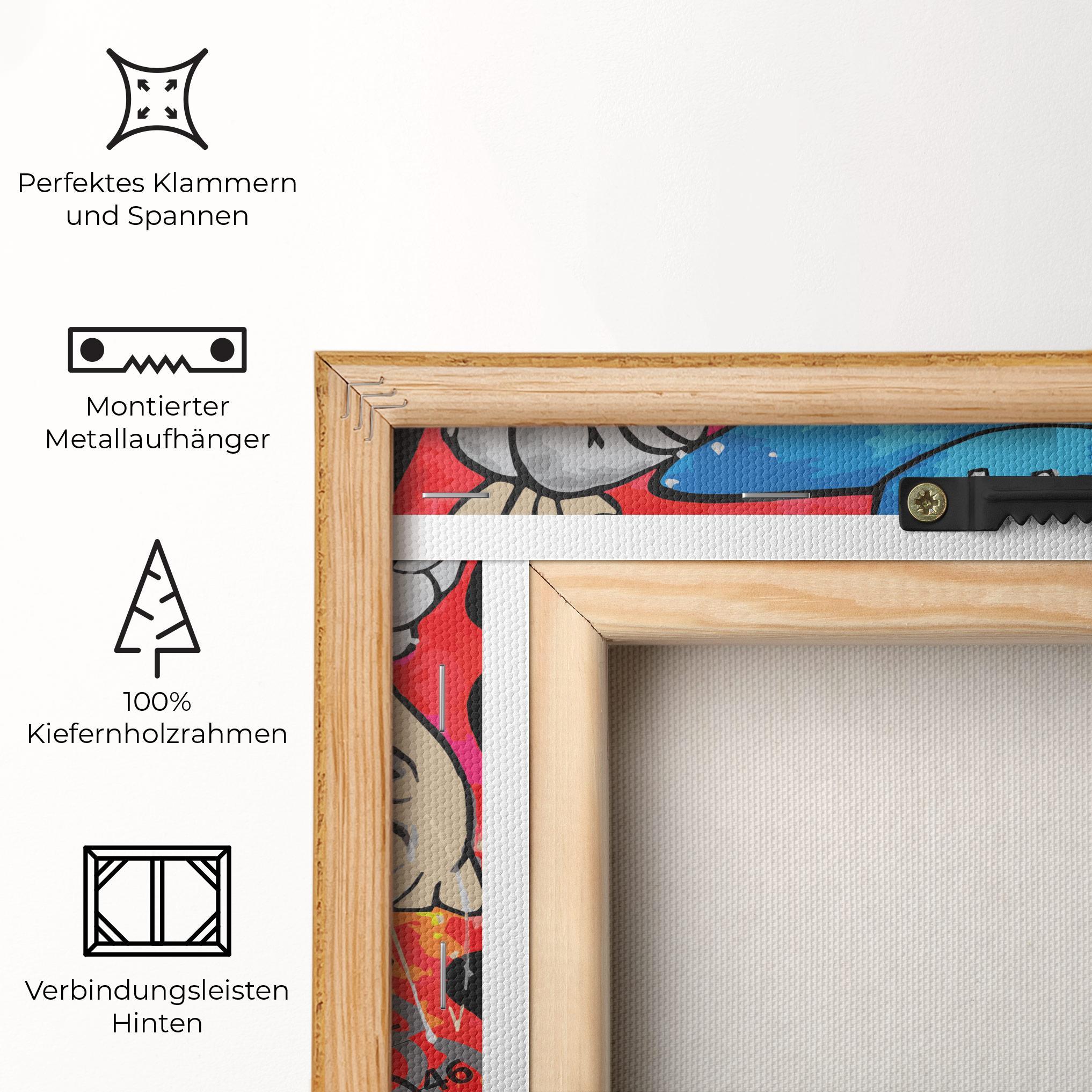 Leinwandbild Gangsta Mickey mockup 5