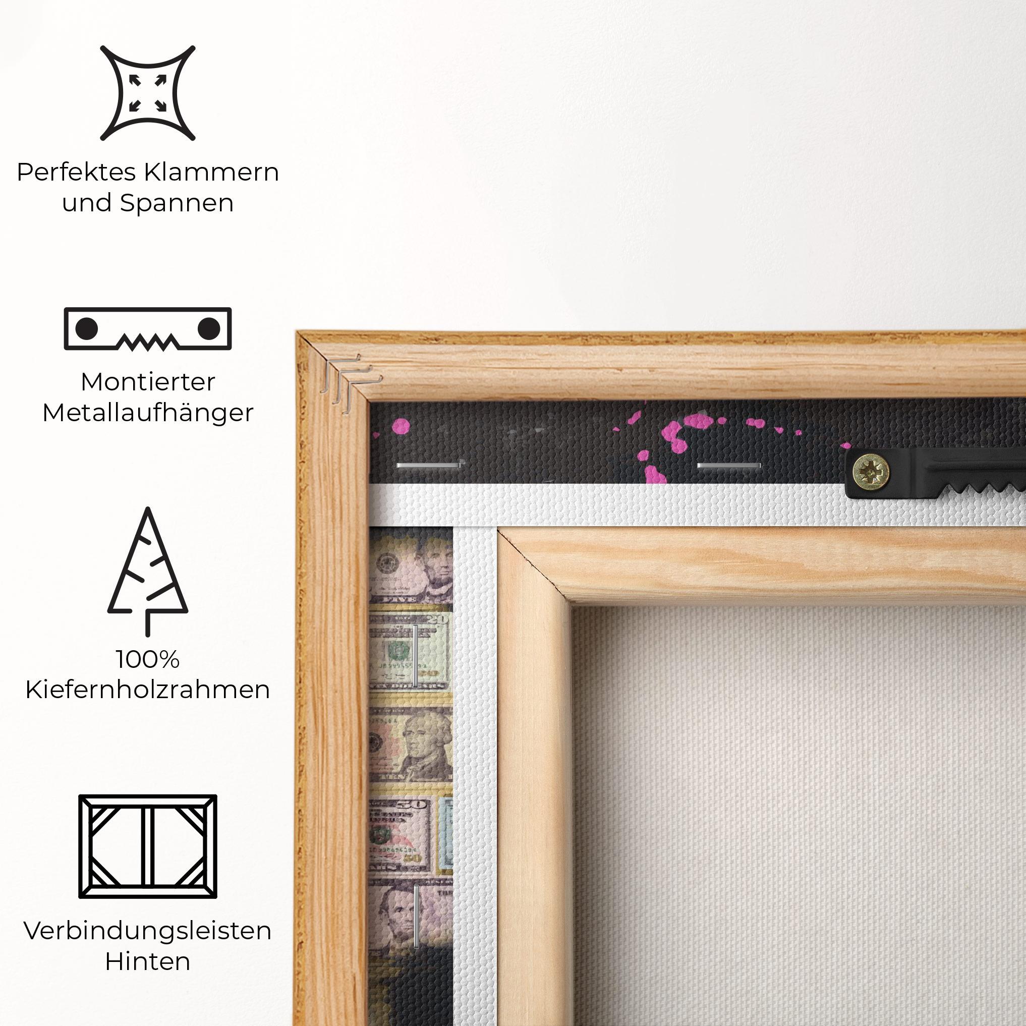 Leinwandbild Money Advice mockup 5