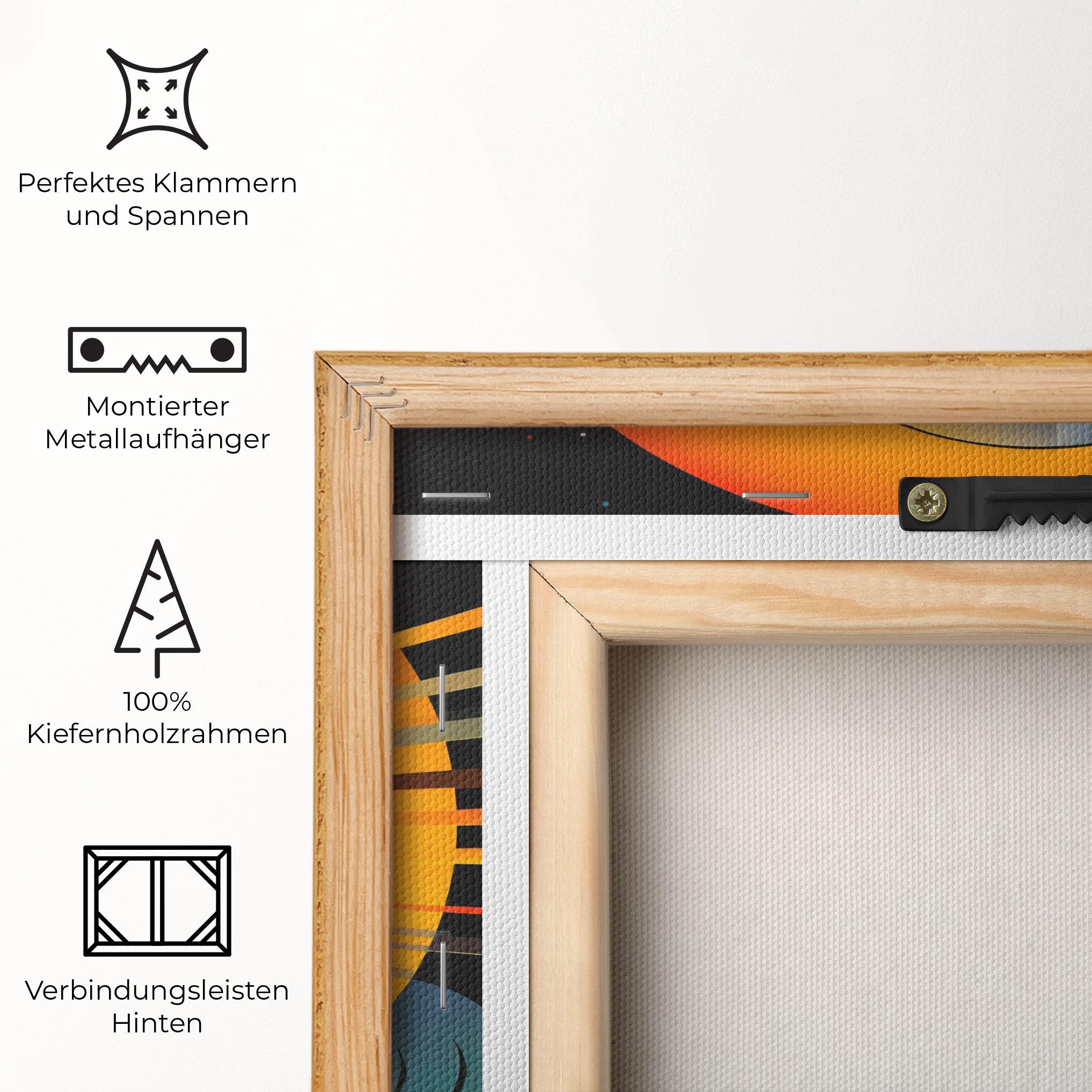 Leinwandbild Synthetic Dreamy Profile mockup 5