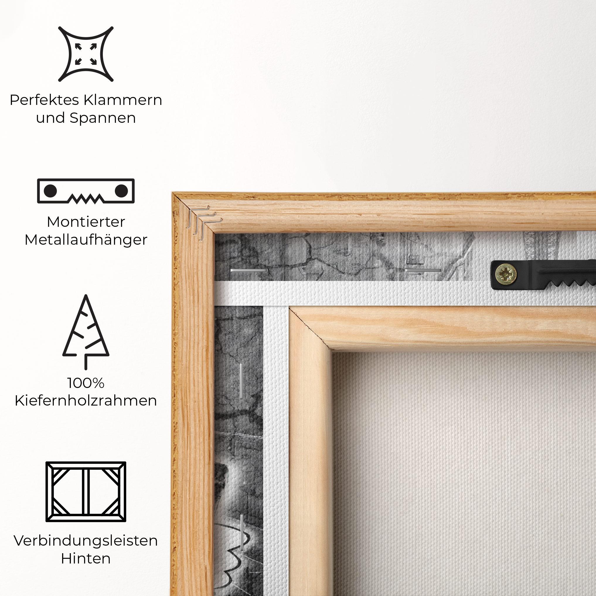 Leinwandbild Wheres My Champagne Blue mockup 5