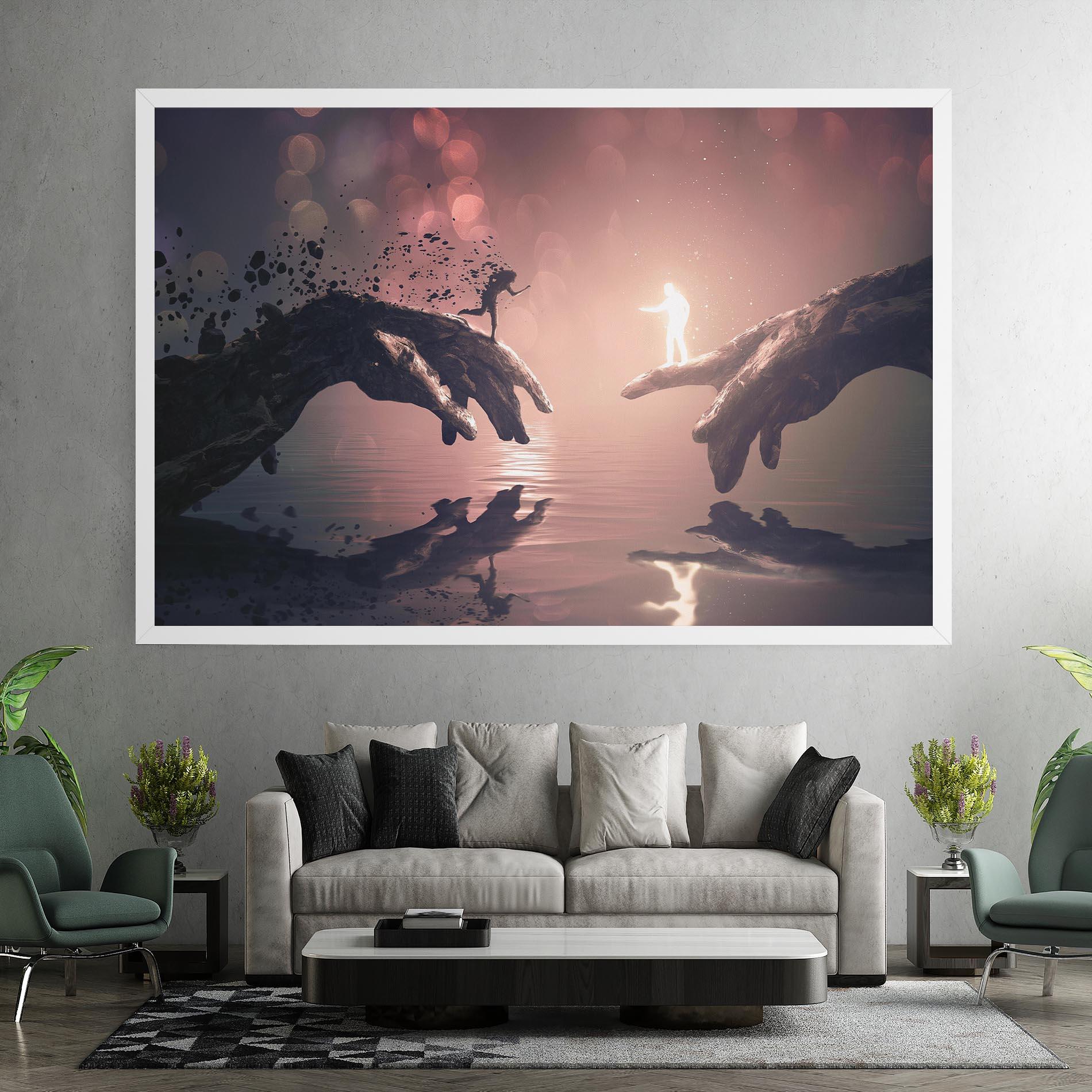 Leinwandbild Life Story mockup 7