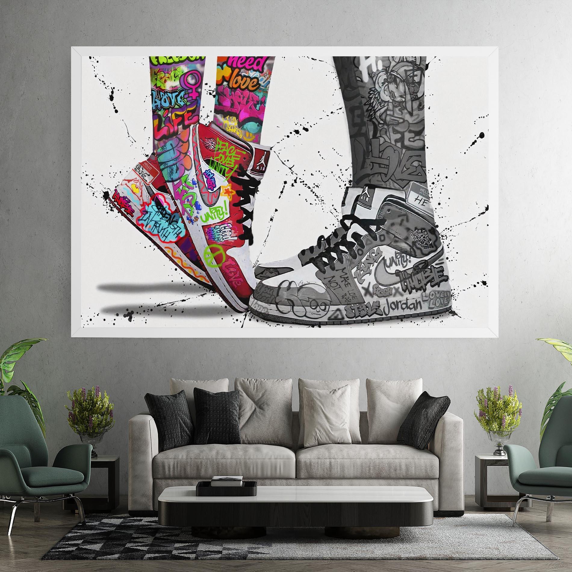 Leinwandbild Love On My Toes mockup 7