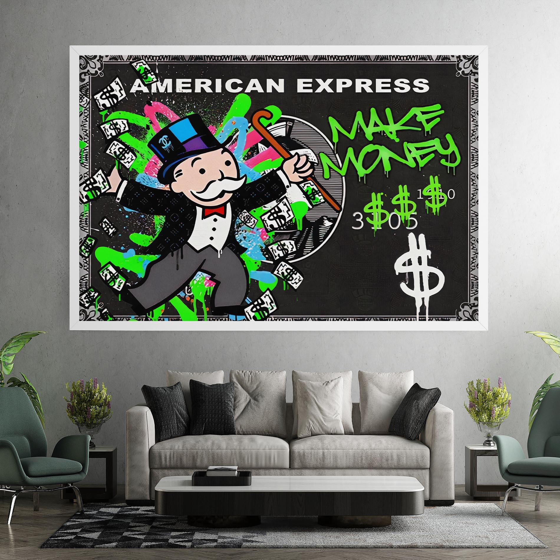 Leinwandbild Make Money mockup 7