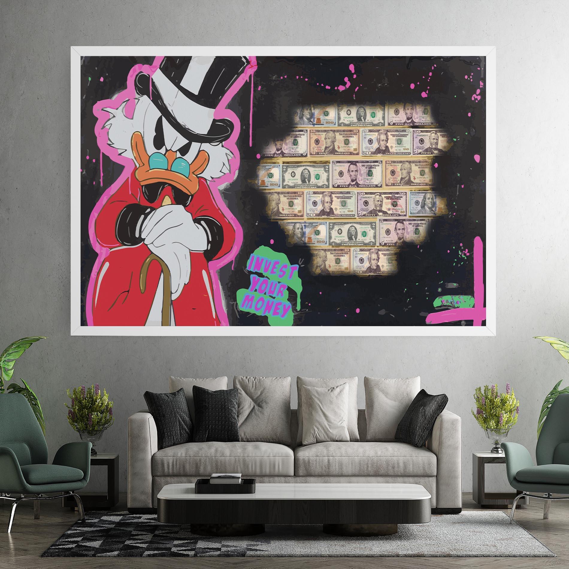 Leinwandbild Money Advice mockup 7