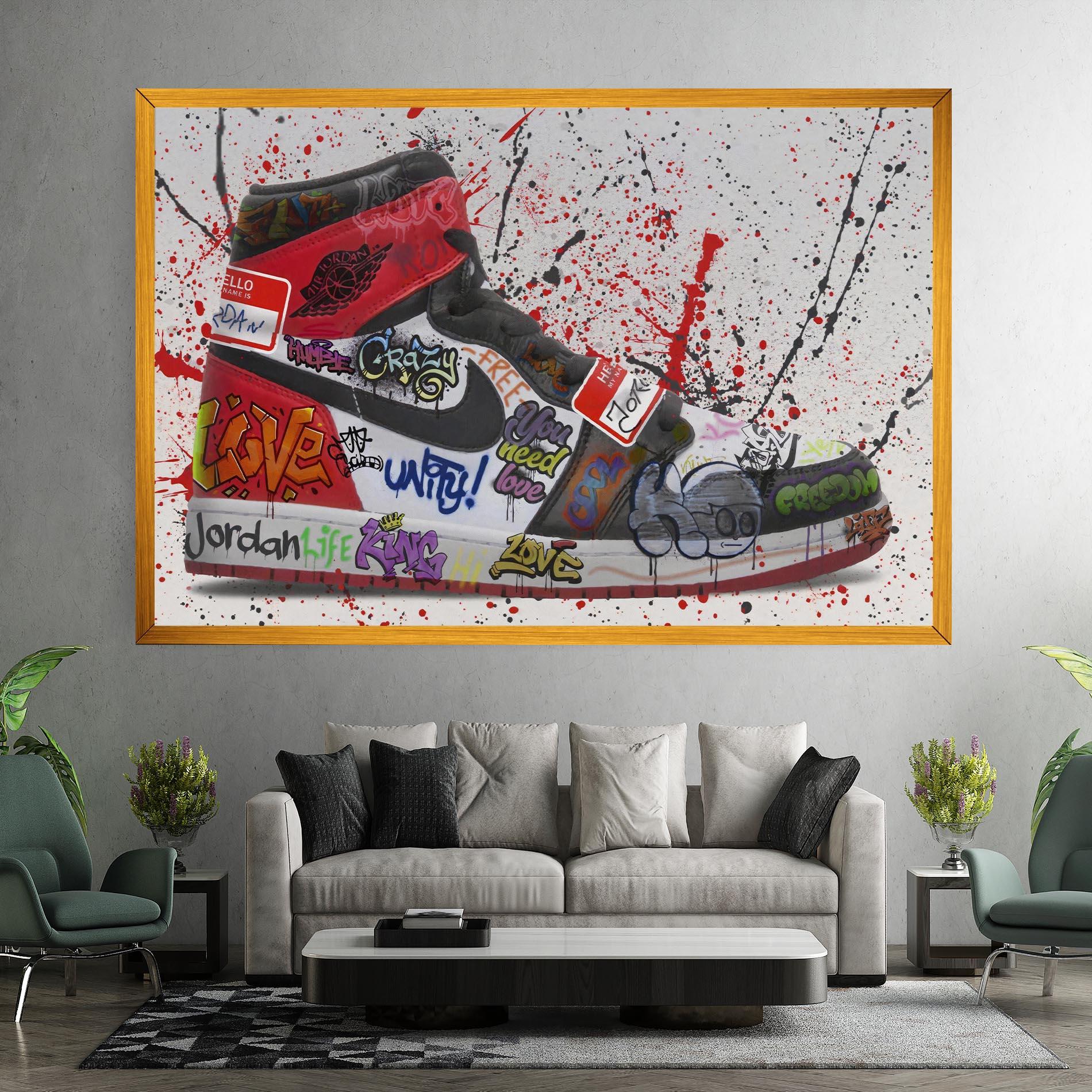 Leinwandbild Jordan Drip mockup 7