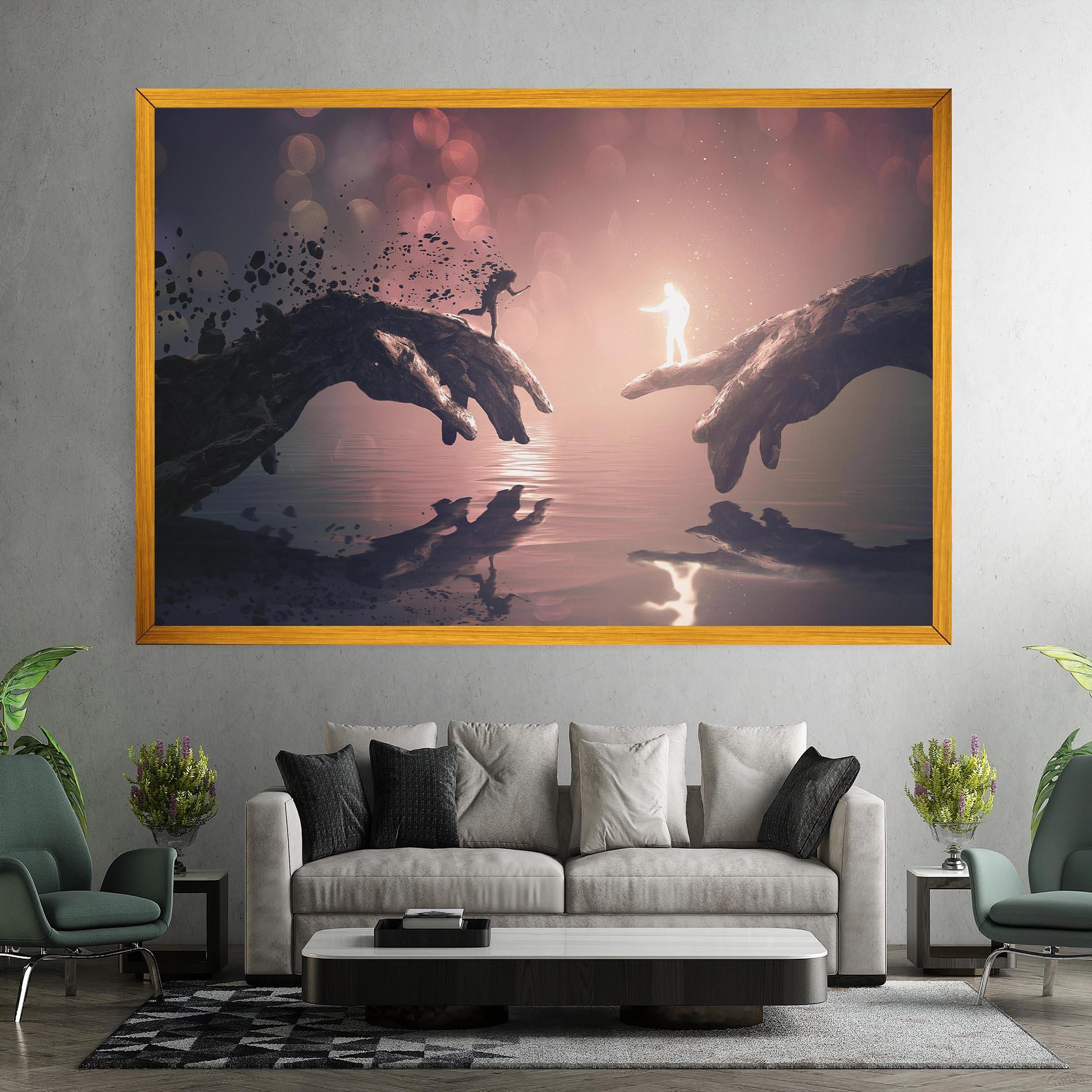 Leinwandbild Life Story mockup 7
