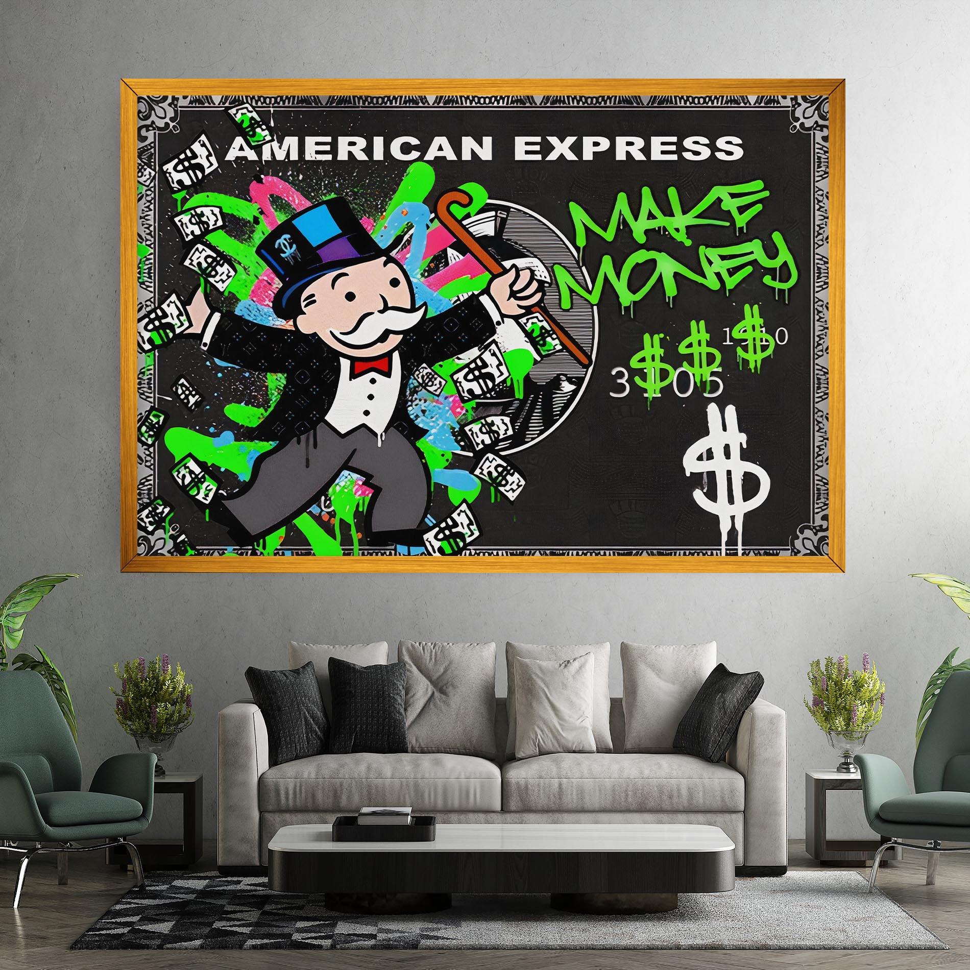 Leinwandbild Make Money mockup 7