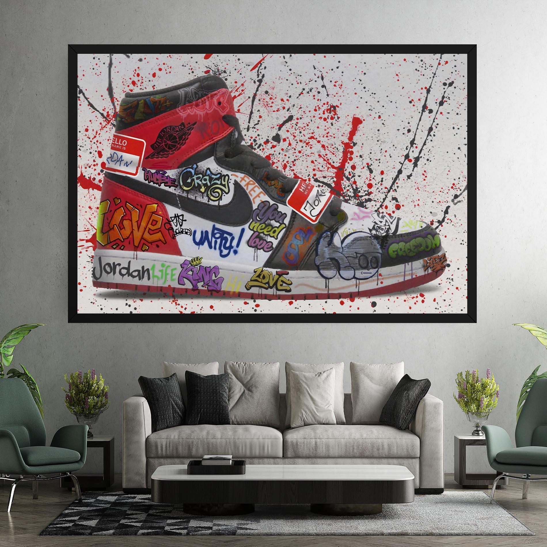 Leinwandbild Jordan Drip mockup 7