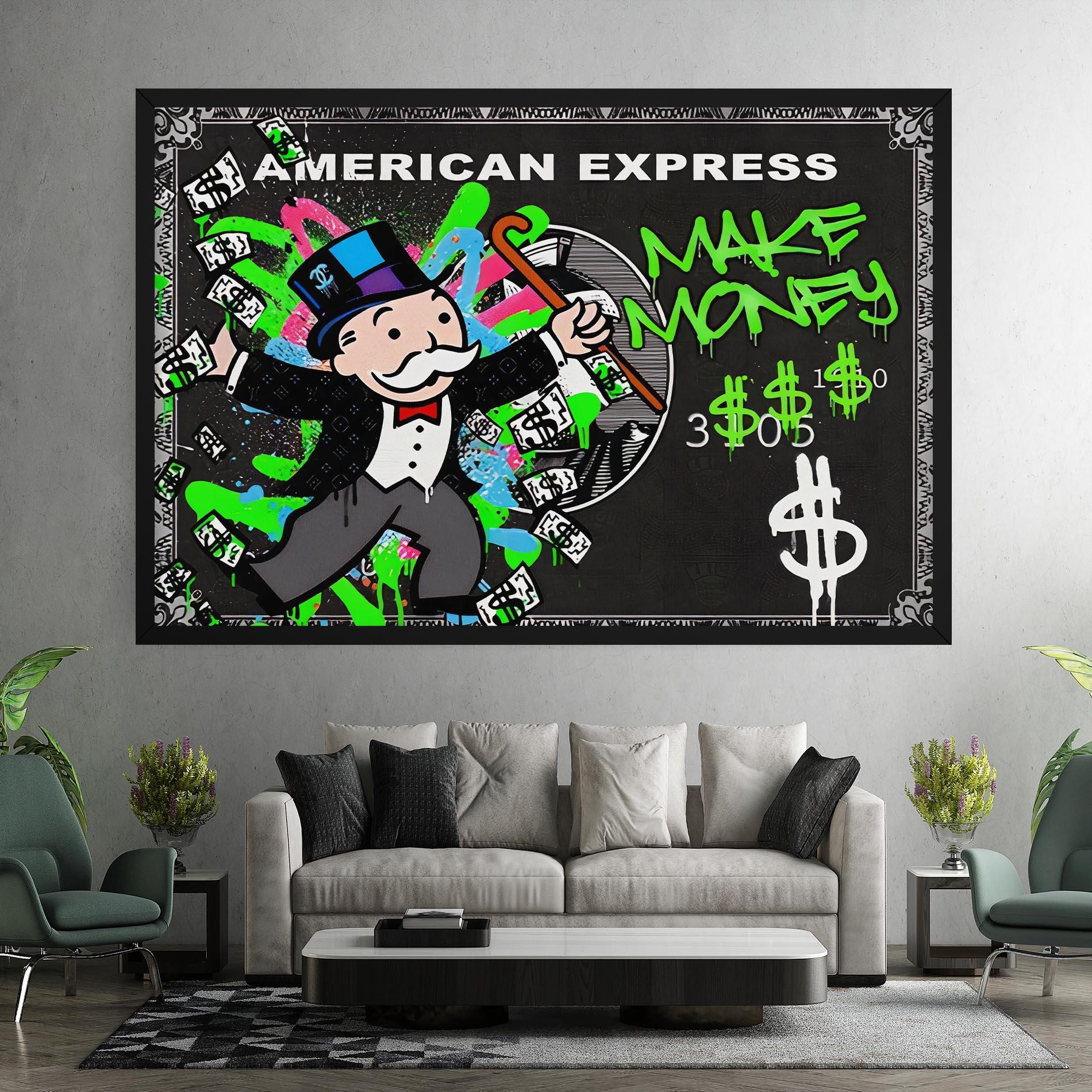 Leinwandbild Make Money mockup 7