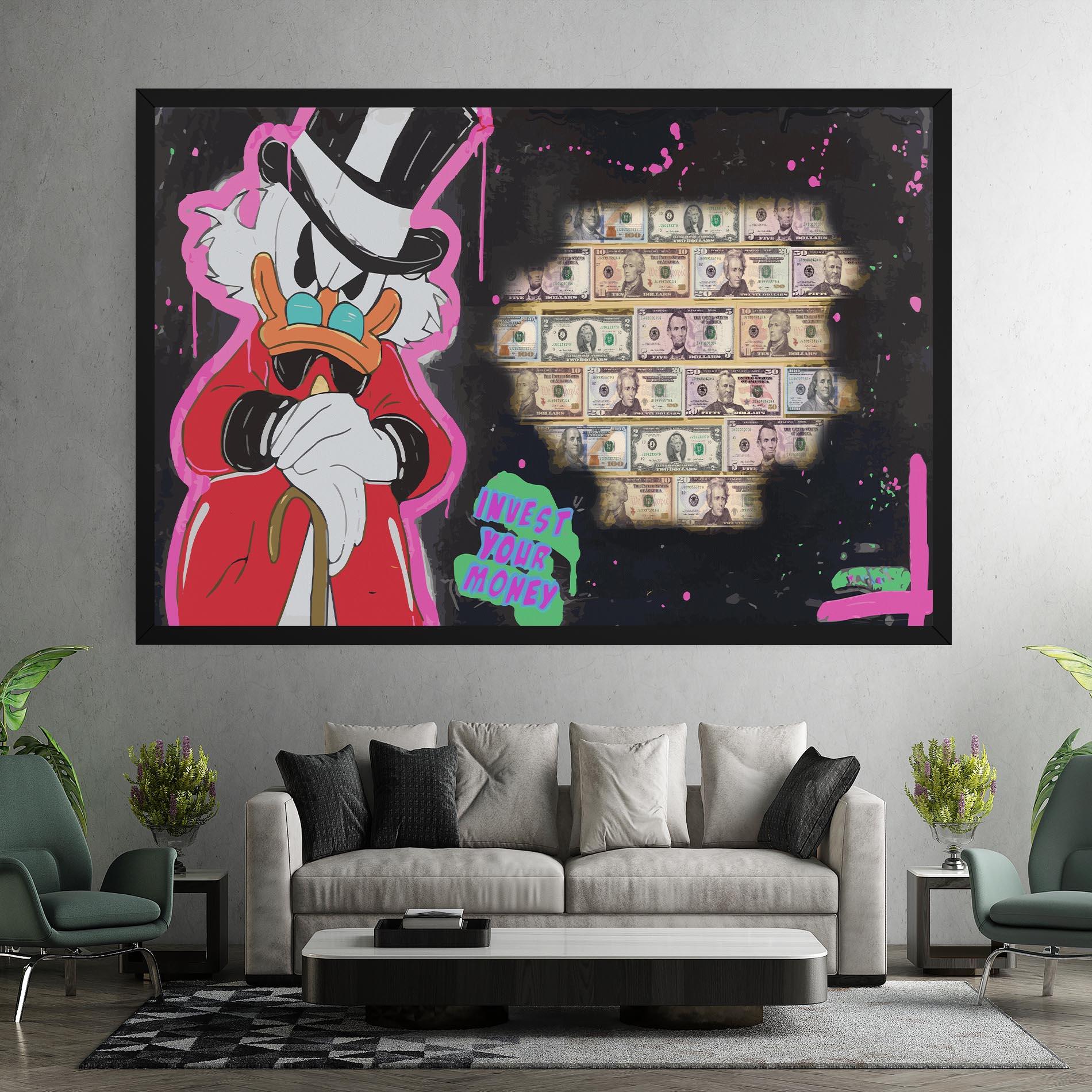 Leinwandbild Money Advice mockup 7