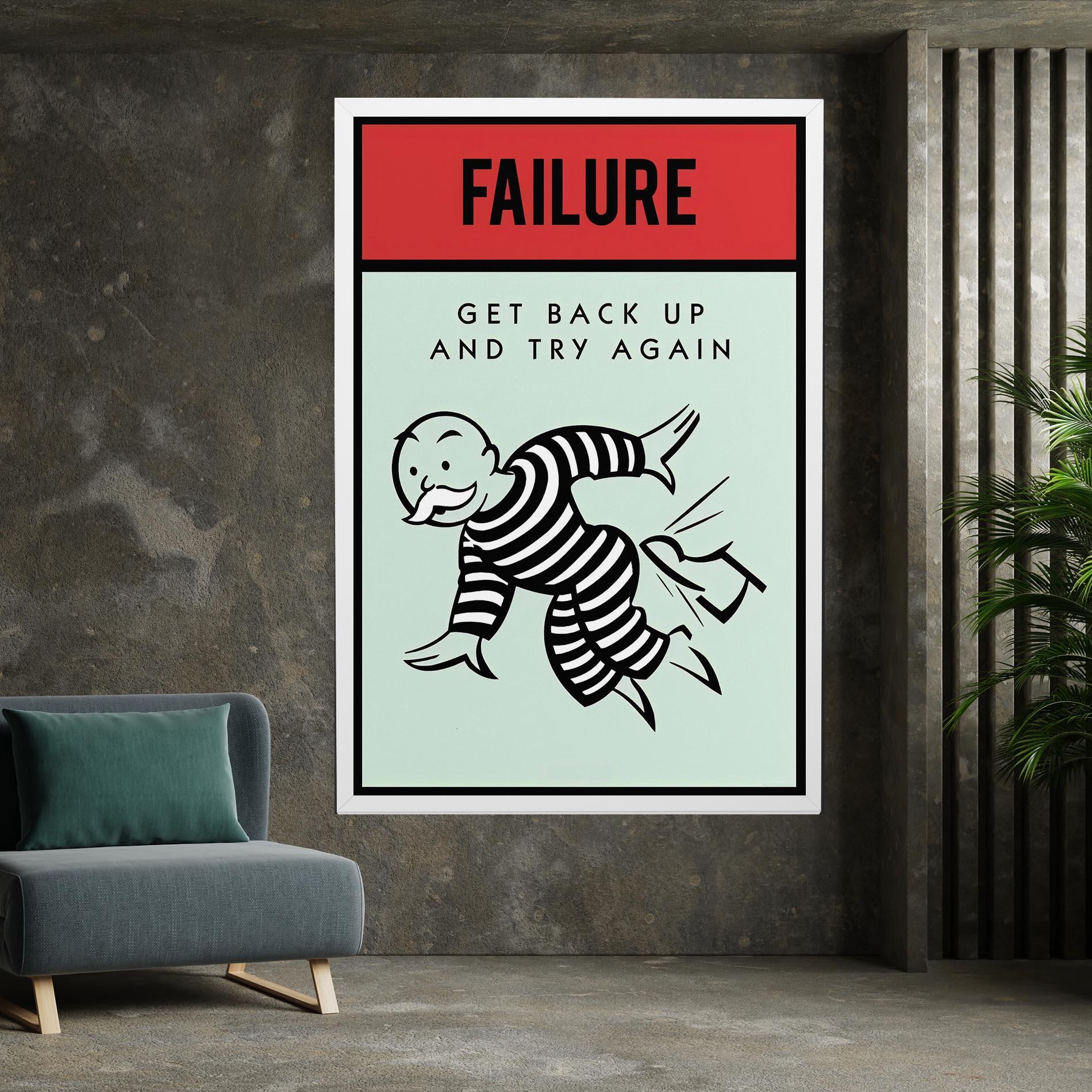 Leinwandbild FAILURE mockup 7